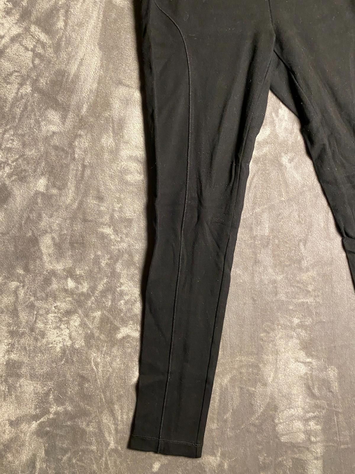 Designer Rachel Rachel Roy Straight Leg Legging Pants Sz S Black (B18 Size 28" / US 6 / IT 42 - 3 Thumbnail