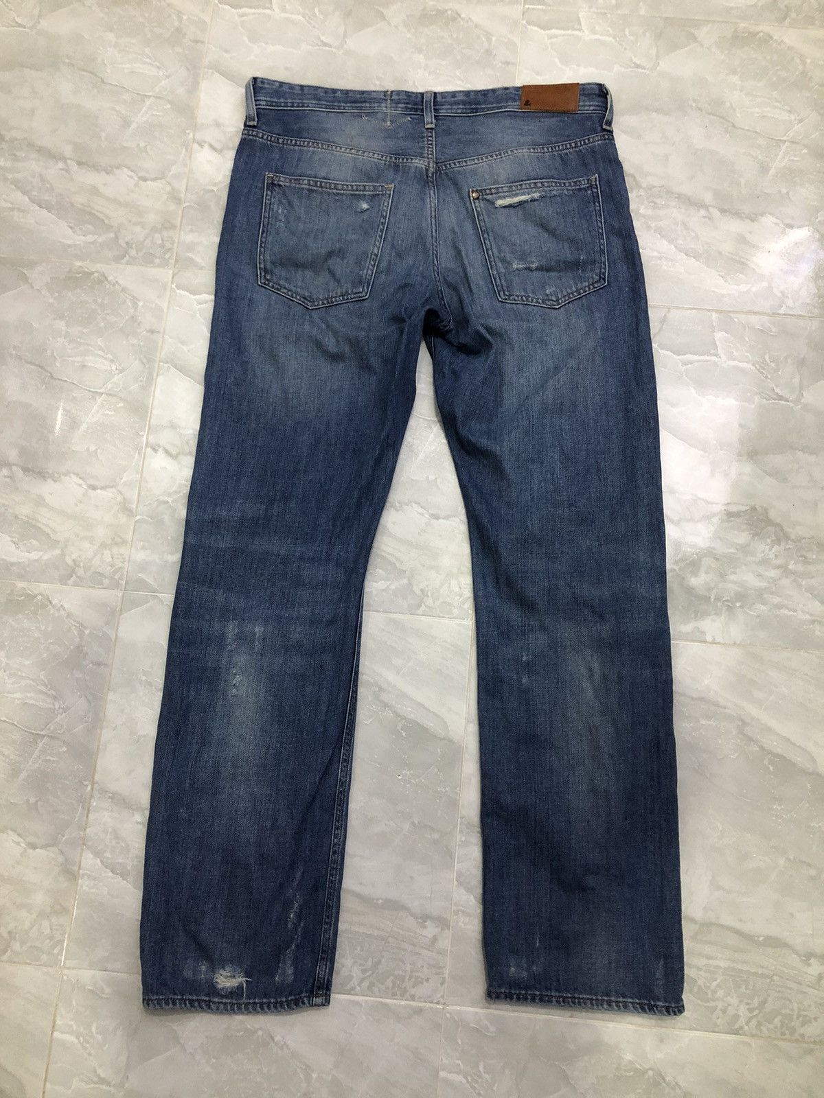 H&M H&M Boyfriend Distressed Boro Stitch Jeans Size US 35 - 11 Thumbnail