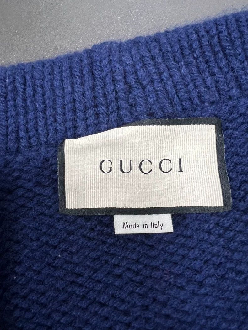Gucci Gucci Red and green striped Logo button cardigan sweater 25 Size US S / EU 44-46 / 1 - 2 Thumbnail