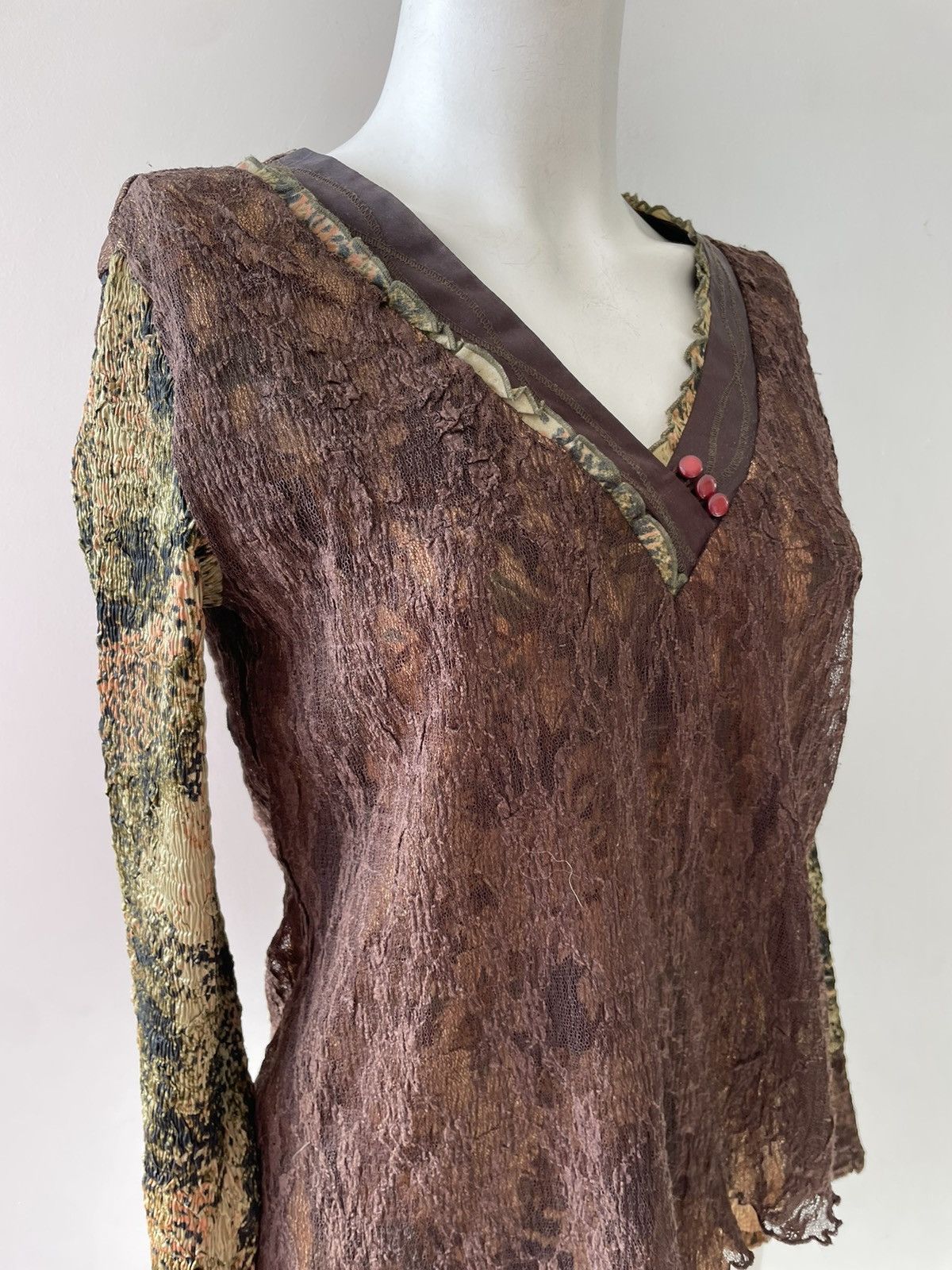 Vintage Italian blouse Size L / US 10 / IT 46 - 8 Thumbnail