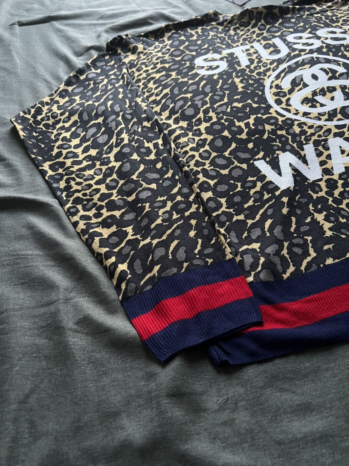 トップス Stussy x Wales Bonner Leopard Sweater WALES BONNER COLLECTION – Stüssy