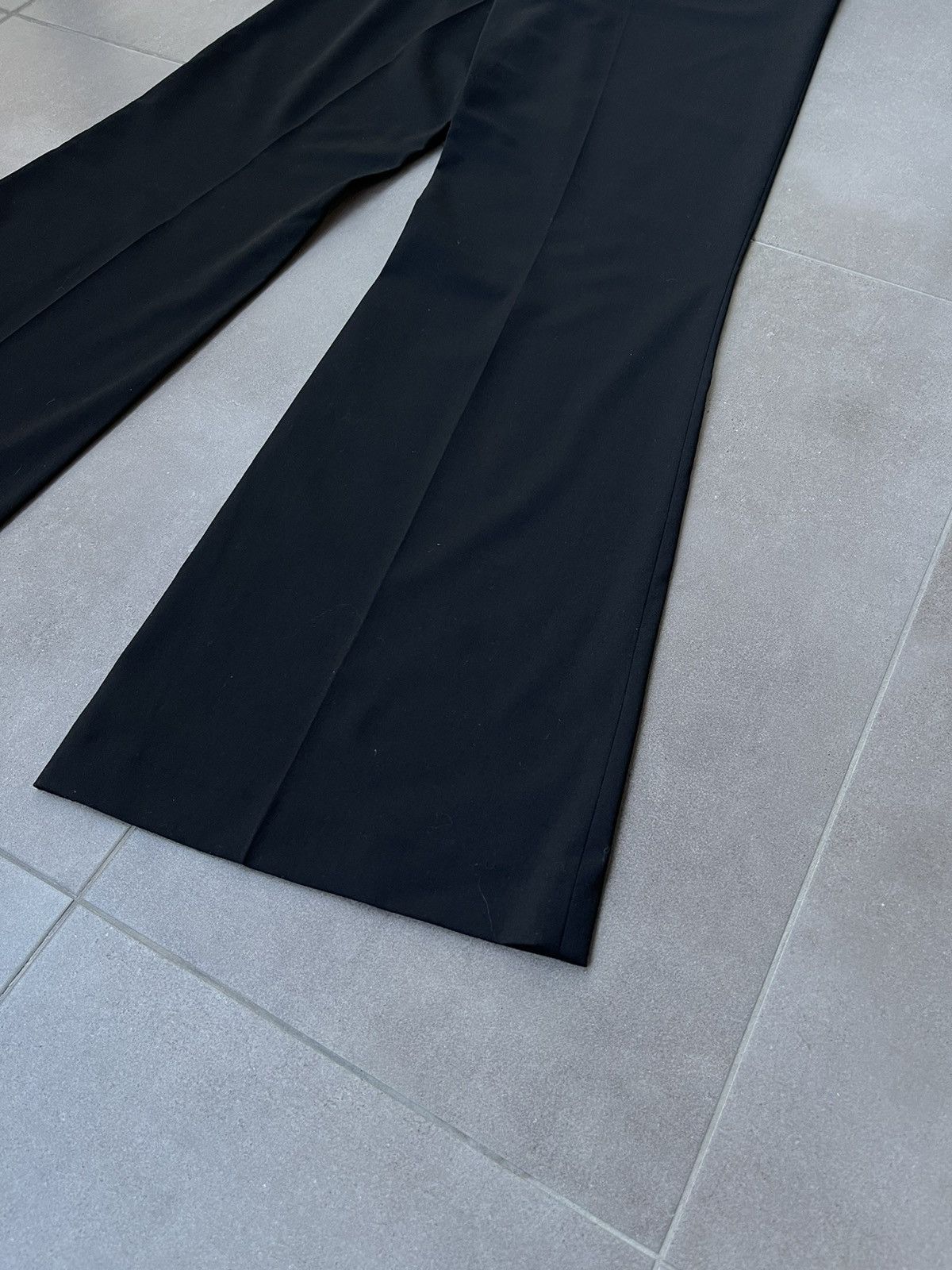 Han Kjobenhavn !DS! AW22 Han Kjobenhavn Wool Flared Black Trousers Size US 30 / EU 46 - 14 Thumbnail