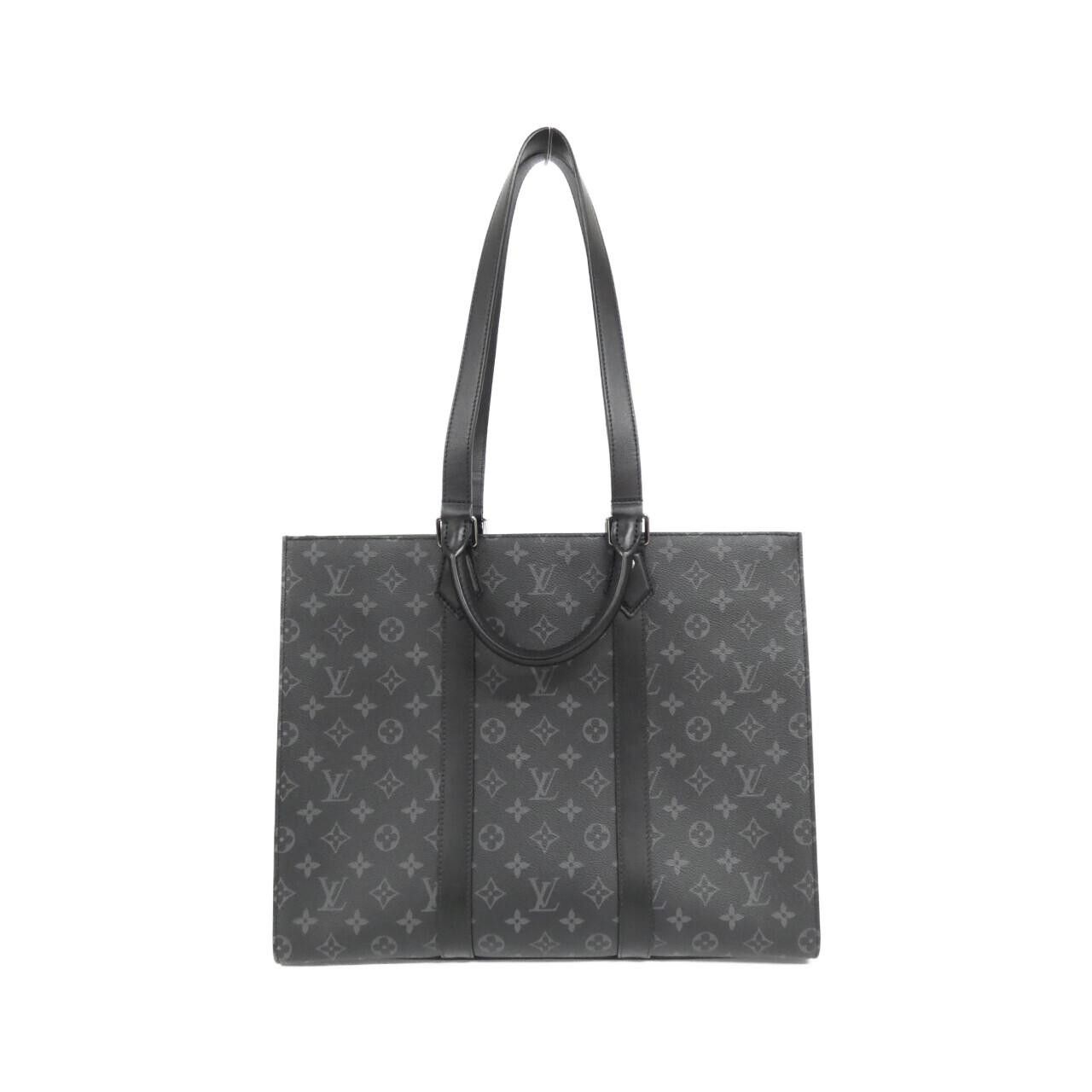 Louis Vuitton Louis Vuitton Sac Plat 24H Monogram Coated Canvas Bag Textile Business Bag M47059 DUTY FREE for USA