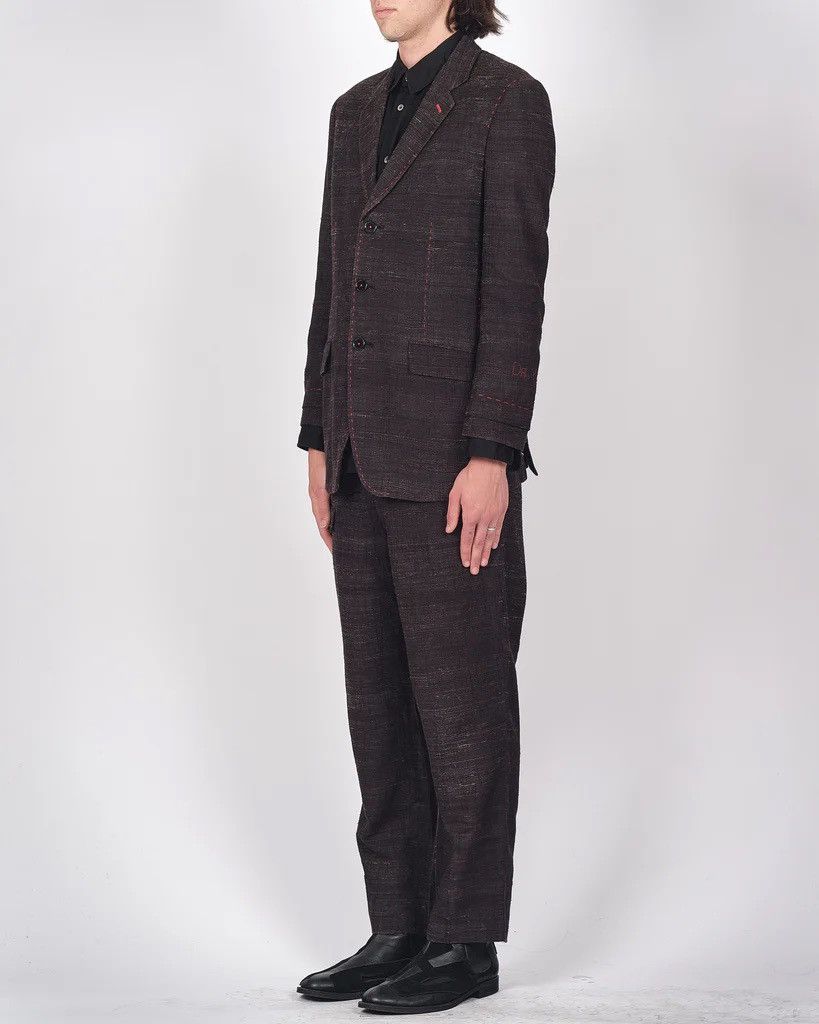 Yohji Yamamoto Yohji Yamamoto Pour Homme "DR.YY" Hand Stitch Jacket SS09 Size 40R - 12 Thumbnail