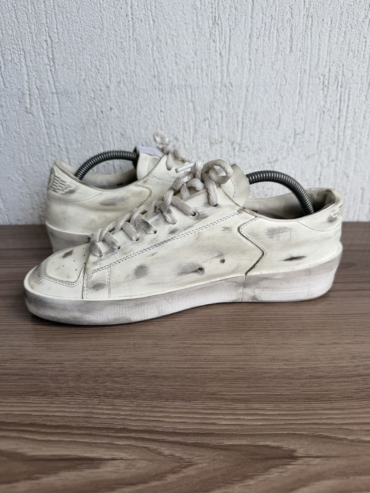Golden Goose Limited edition distress stardan trainer Size US 6.5 / EU 39-40 - 10 Thumbnail