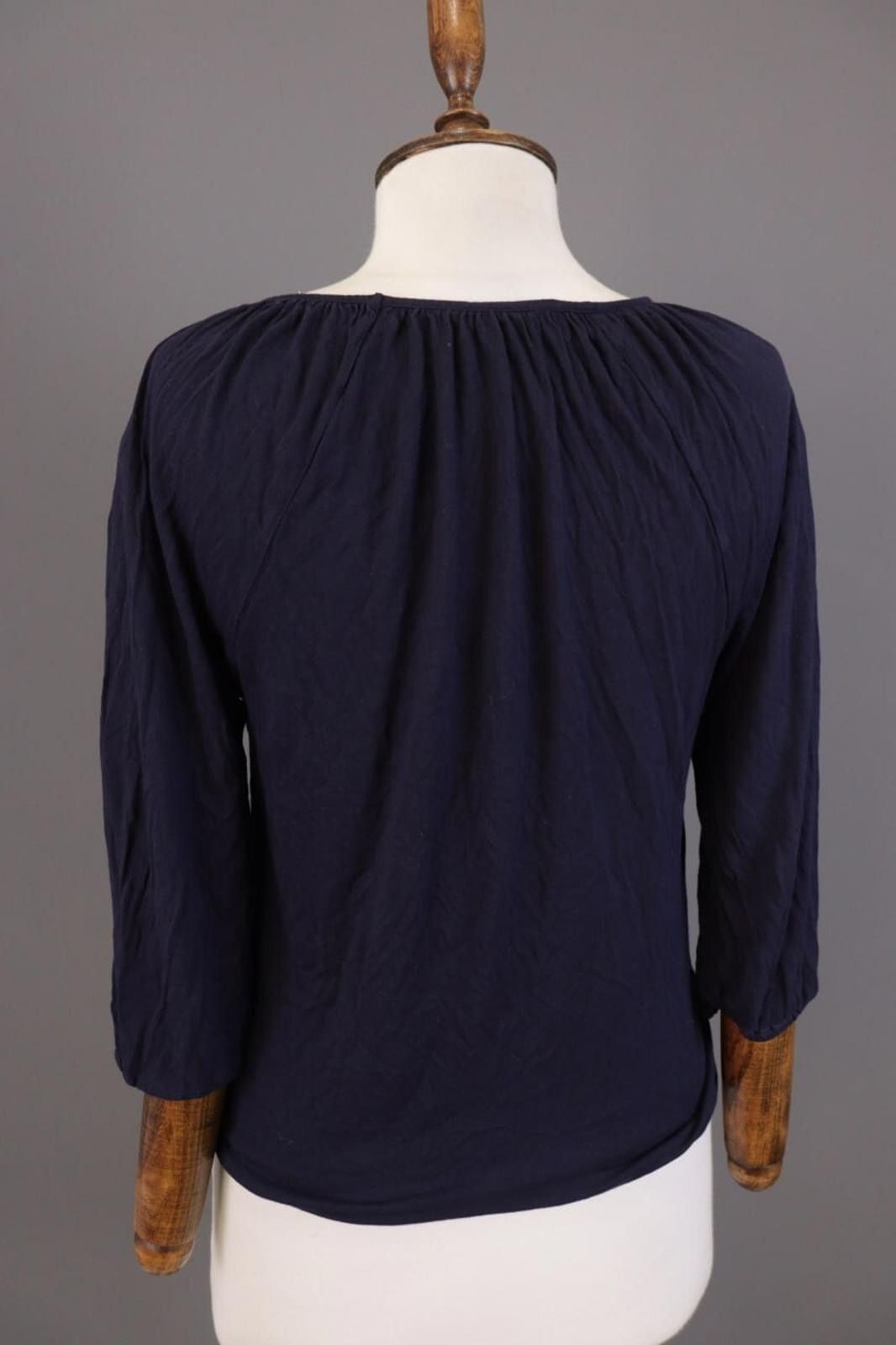 Lauren Ralph Lauren Lauren Ralph Lauren Blue Ruffle Stretch Blouse Shirt M Size M / US 6-8 / IT 42-44 - 12 Thumbnail