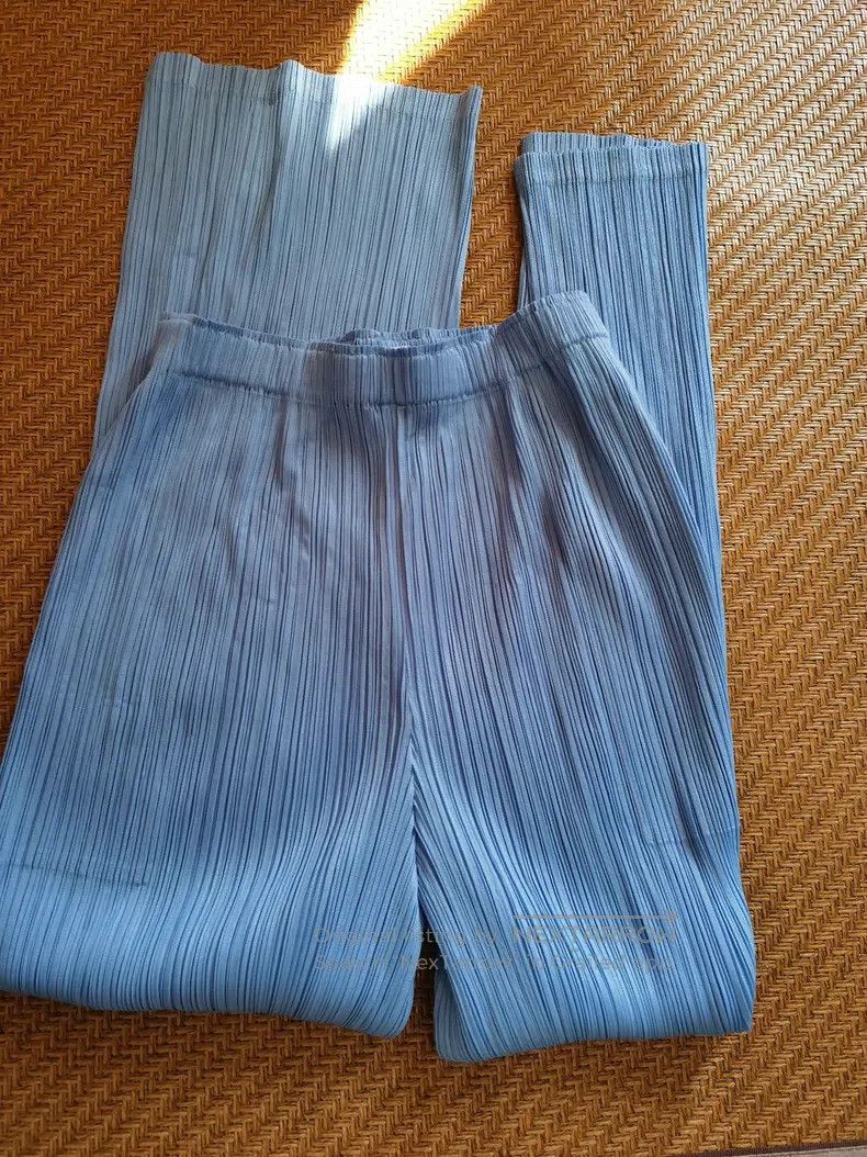 Issey Miyake Issey Miyake Blue Short Sleeve Size L / US 10 / IT 46 - 4 Thumbnail