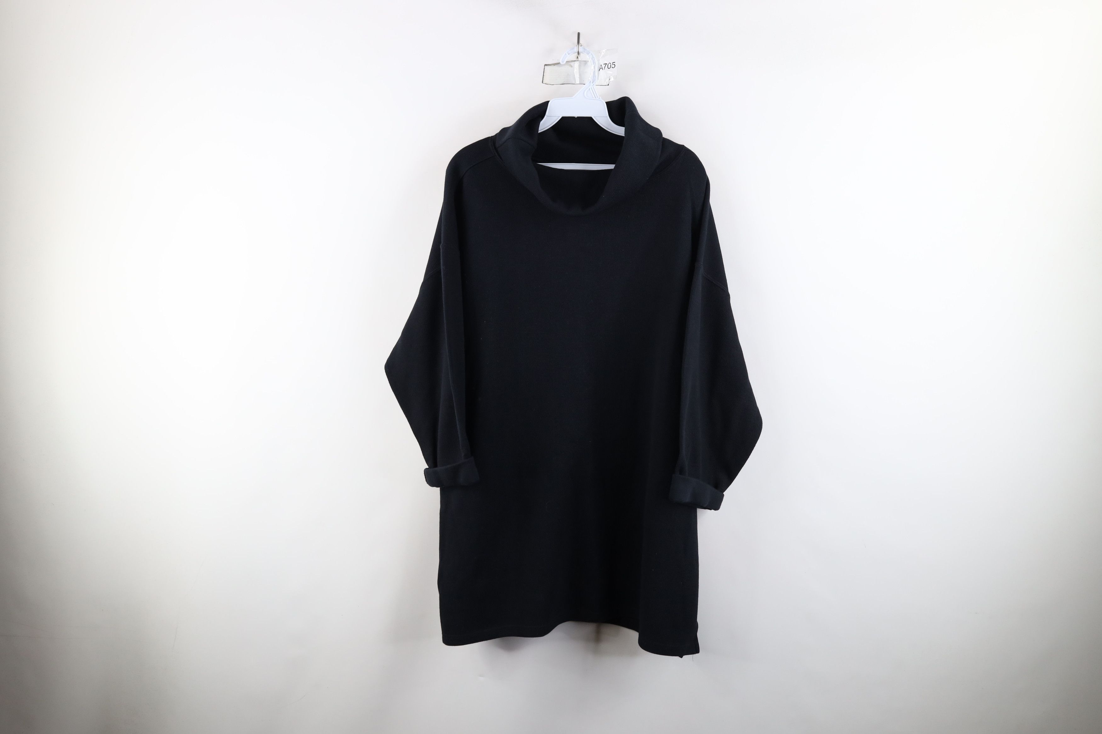 Express × Vintage Vintage 90s Express Thermal Ribbed Knit Turtleneck T-Shirt Size M / US 6-8 / IT 42-44 - 1 Thumbnail