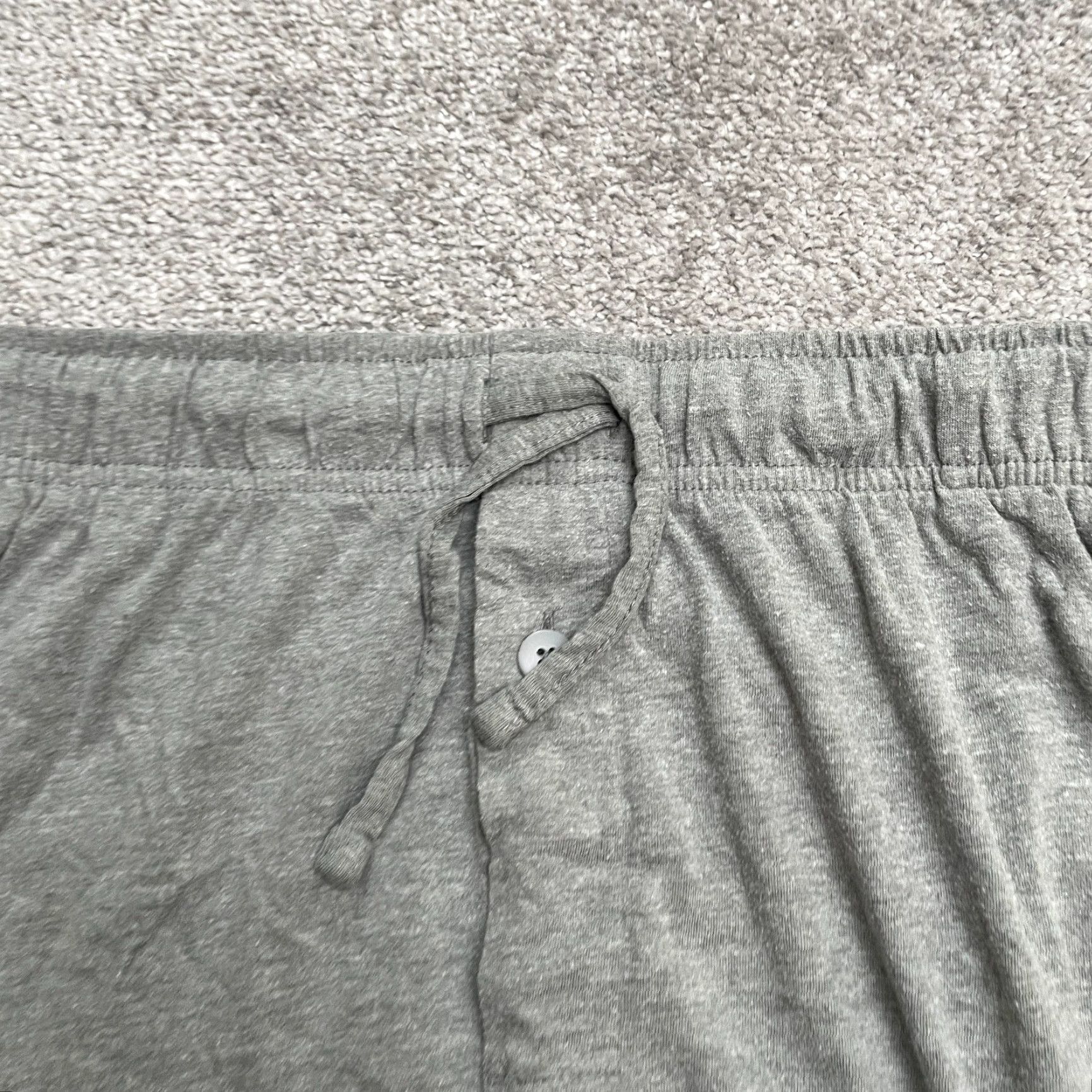 Fruit Of The Loom Fruit of the Loom Pants Men M Gray Lounge Straight Leg Elastic 32x29 Casual Activewear Size US 31 - 3 Thumbnail