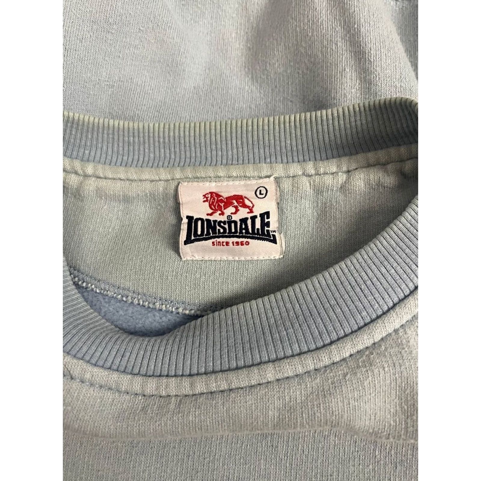 Lonsdale Lonsdale Mens Sweatshirt Blue Cotton Long Sleeve Crew Neck Size L Brand: Lonsdale, Sweatshirt, Men, Blue, L Size US L / EU 52-54 / 3 - 3 Thumbnail