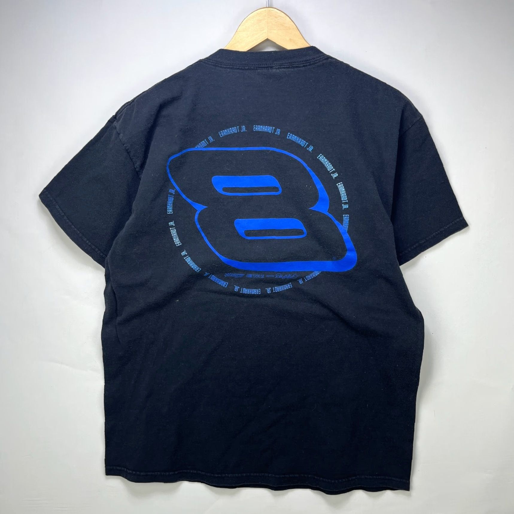 NASCAR VINTAGE NASCAR Dale Earnhardt Jr Oreo Racing T-Shirt Large Sun Faded Size US L / EU 52-54 / 3 - 4 Thumbnail