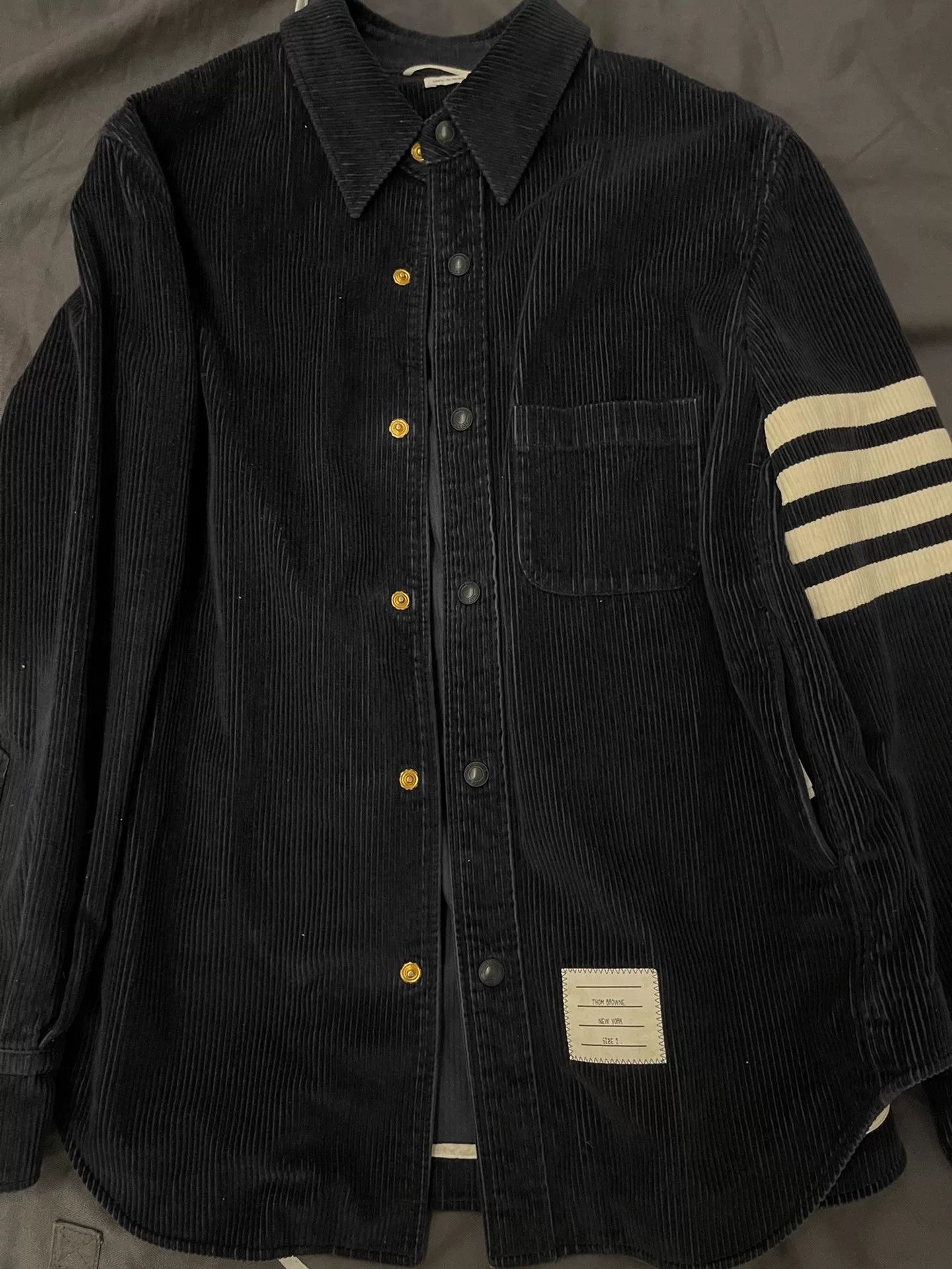 Thom Browne thom browne corduroy shirt jacket outerwear Size US M / EU 48-50 / 2 - 1 Thumbnail