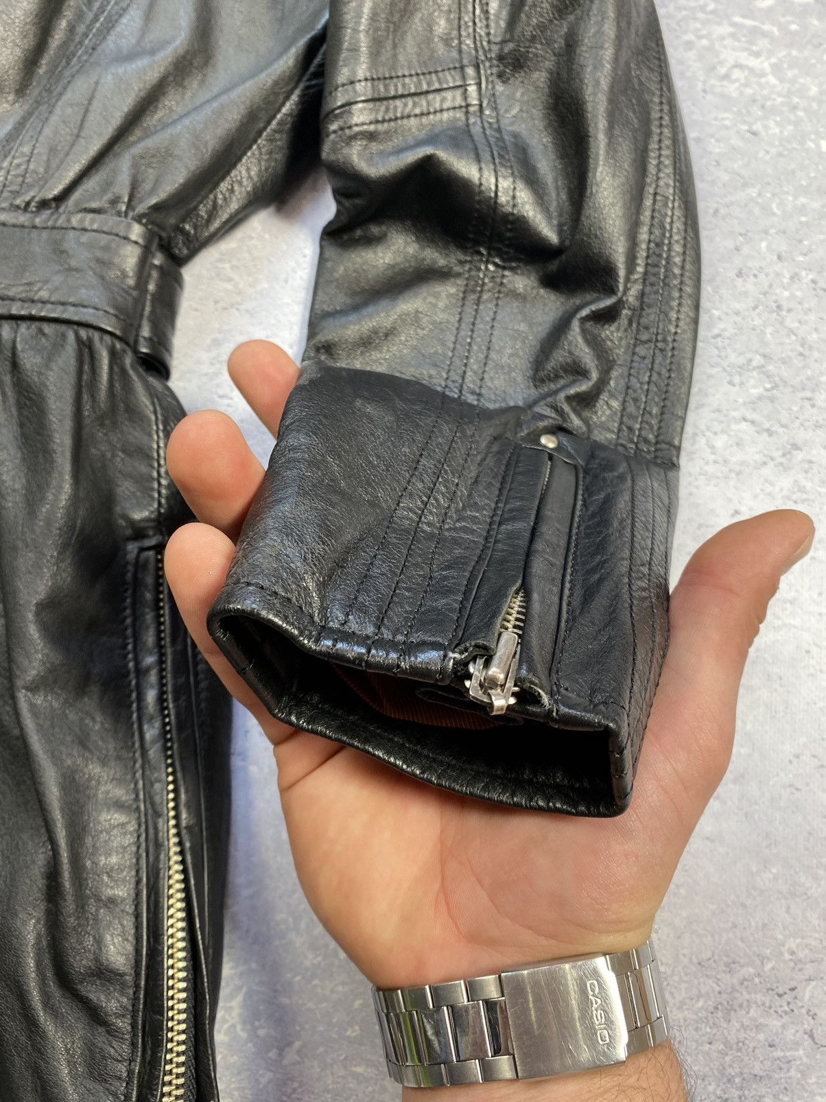 Harley Davidson × Vintage Vintage Harley Davidson Leather Jacket Size XS Size XS / US 0-2 / IT 36-38 - 18 Thumbnail