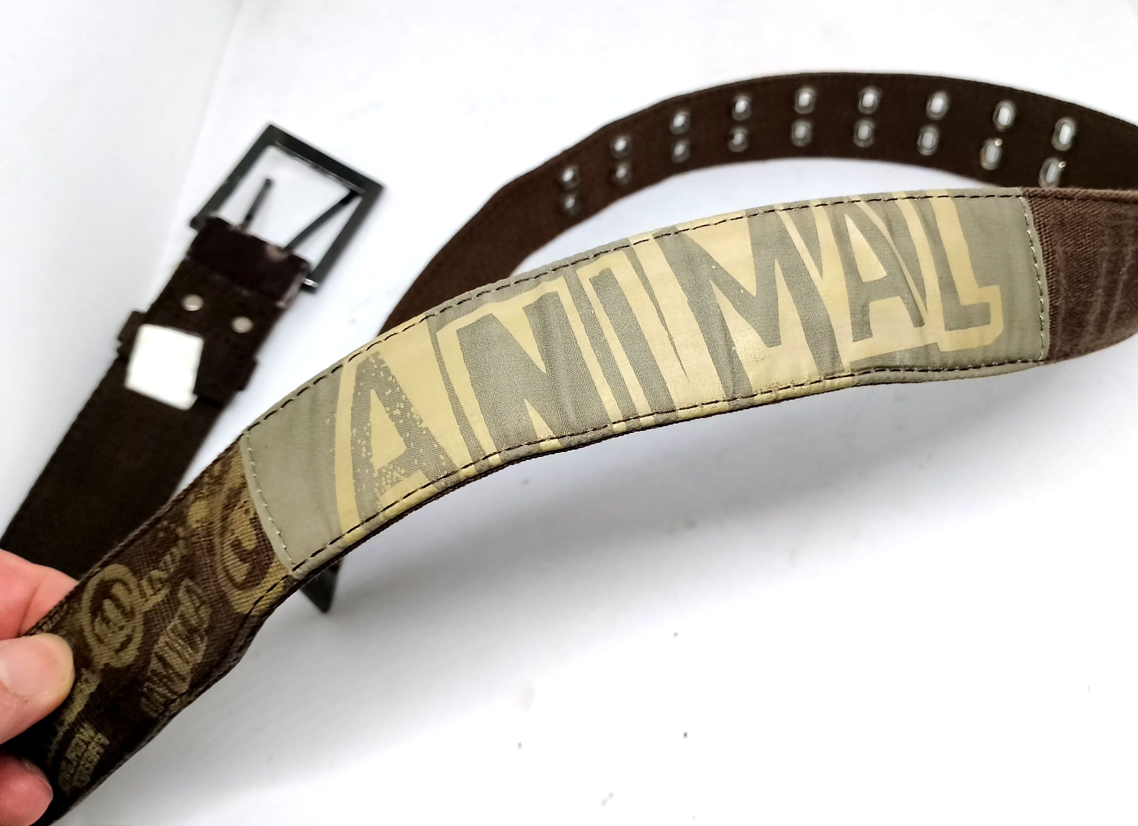 Other Animal Canvas Belt, Coyote Brown, Size aprox 32/34 Size 32 - 15 Thumbnail