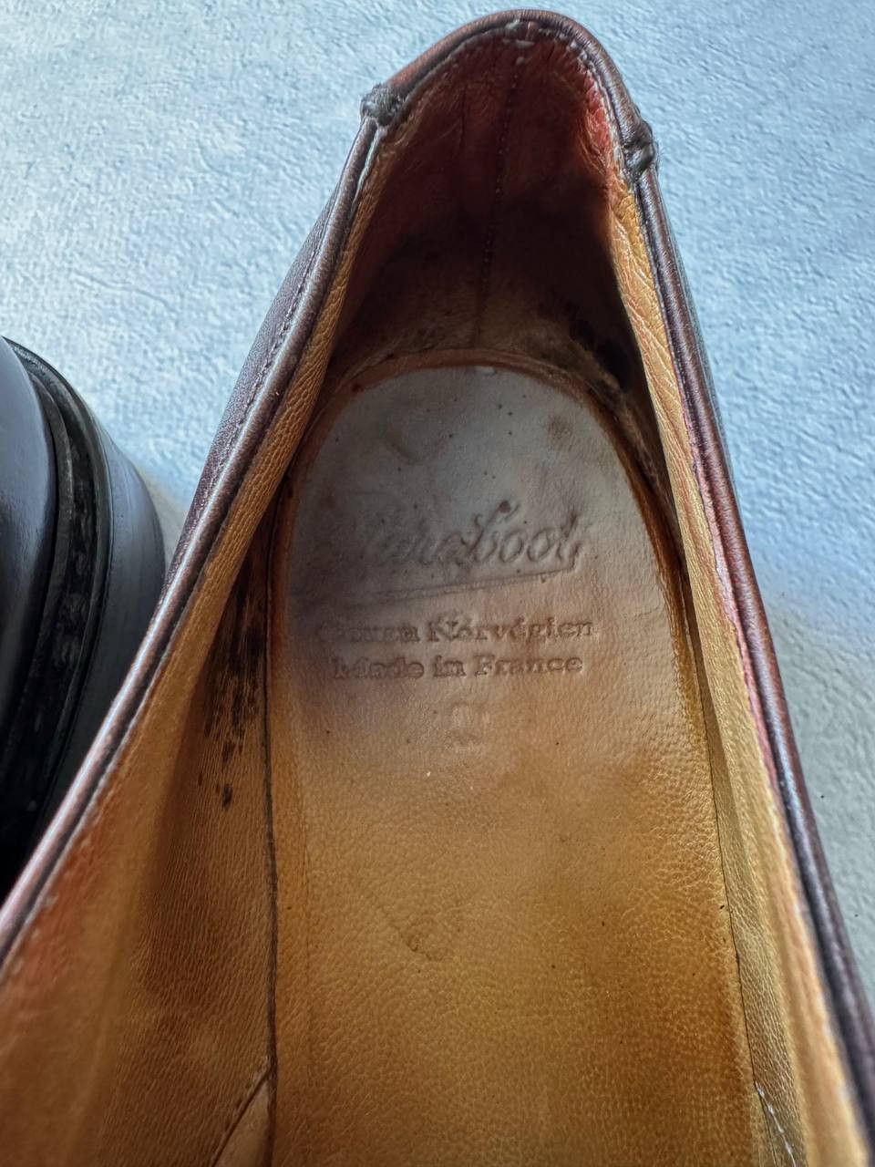 Paraboot Paraboot Chambord Brown Leather Welted Derby Shoes Size US 9 / EU 42 - 10 Thumbnail