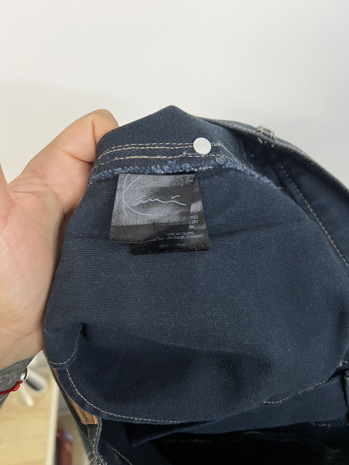 Karl Kani Karl kani S denim jeans blue cotton carpenter cargo Size US 30 / EU 46 - 7 Thumbnail