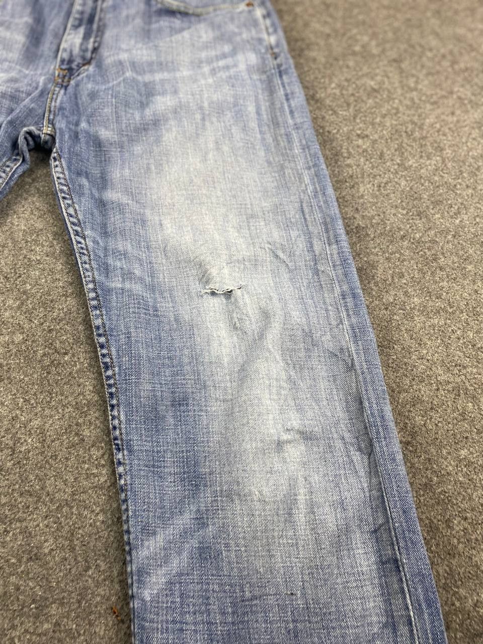 Levi's levis 505 soft distressed denim nice design Size US 34 / EU 50 - 9 Thumbnail