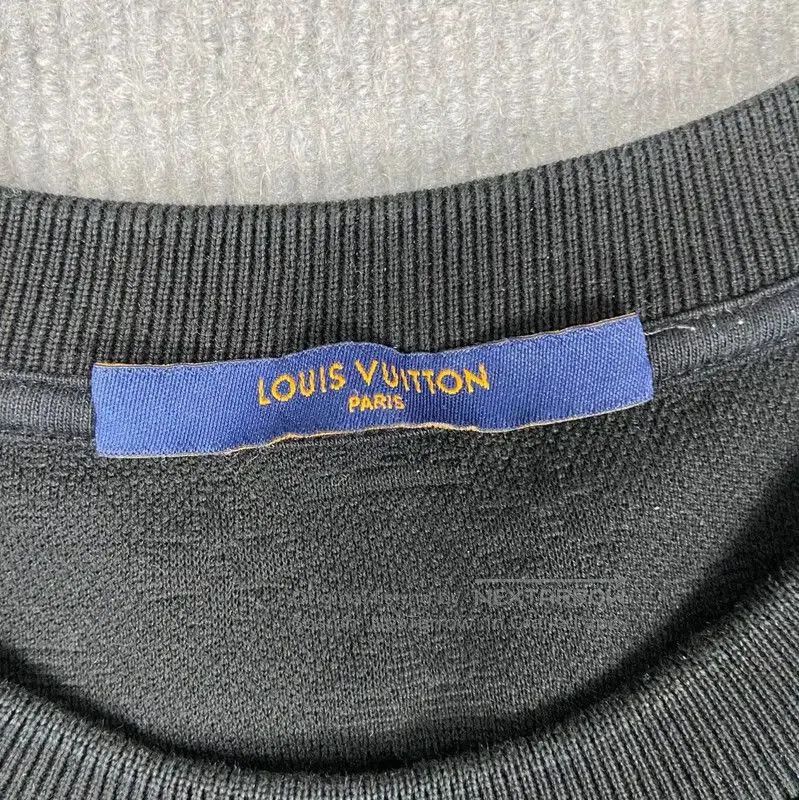 Louis Vuitton Louis Vuitton Black Cotton T. Size S / US 4 / IT 40 - 4 Thumbnail