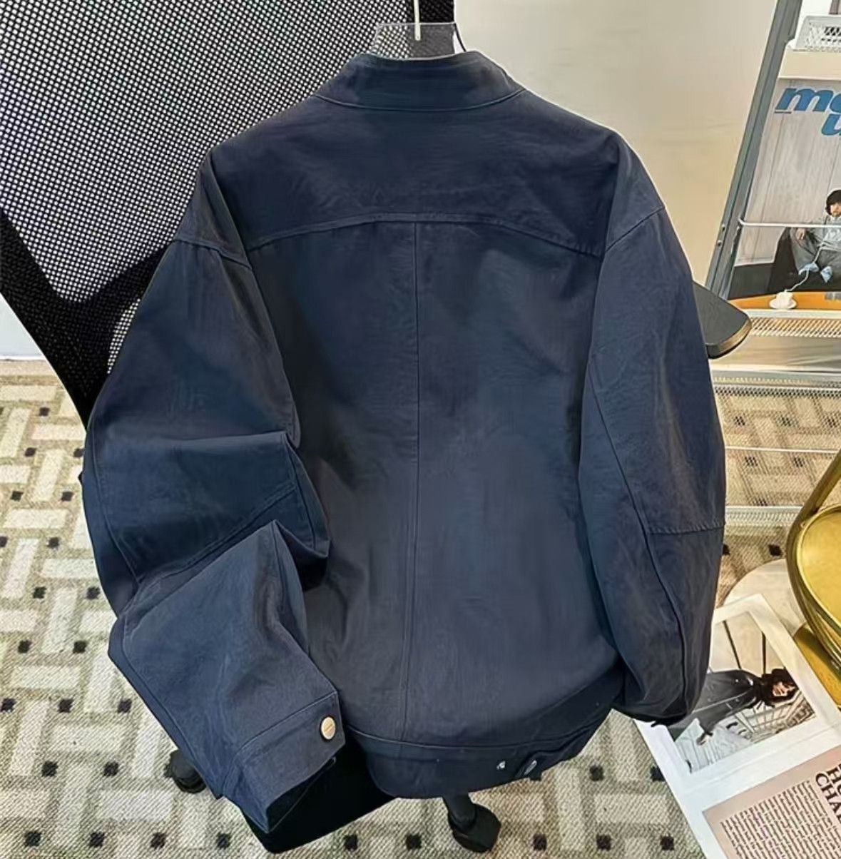 Vintage Navy Utility Bomber Jacket Size US M / EU 48-50 / 2 - 3 Thumbnail