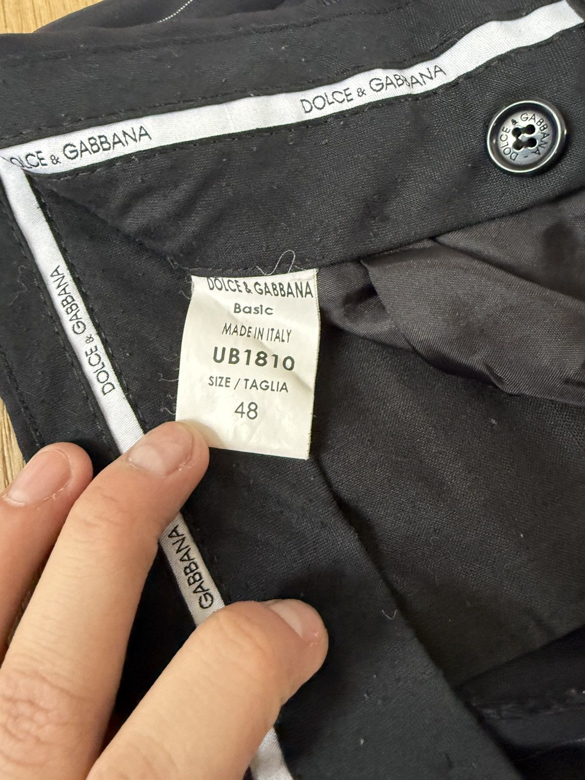 Dolce & Gabbana × Vintage Vintage Pinstripe Dolce & Gabana Suit Pants Size US 32 / EU 48 - 5 Thumbnail
