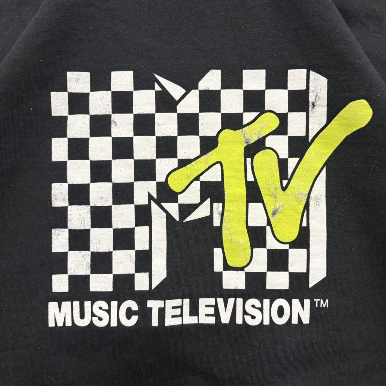Vintage Crazy Vintage Y2K/2000s MTV Music Television Black Graphic Hoodie! Size US L / EU 52-54 / 3 - 2 Thumbnail