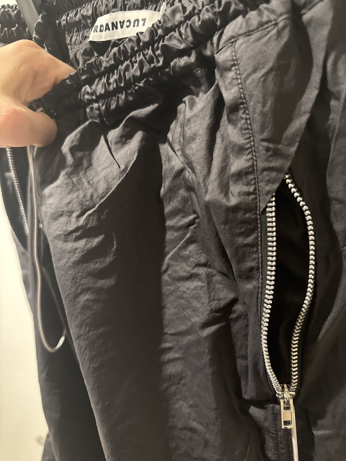 JordanLuca Jordan Luca track pants size L (runs slim and short) Size US 32 / EU 48 - 4 Thumbnail