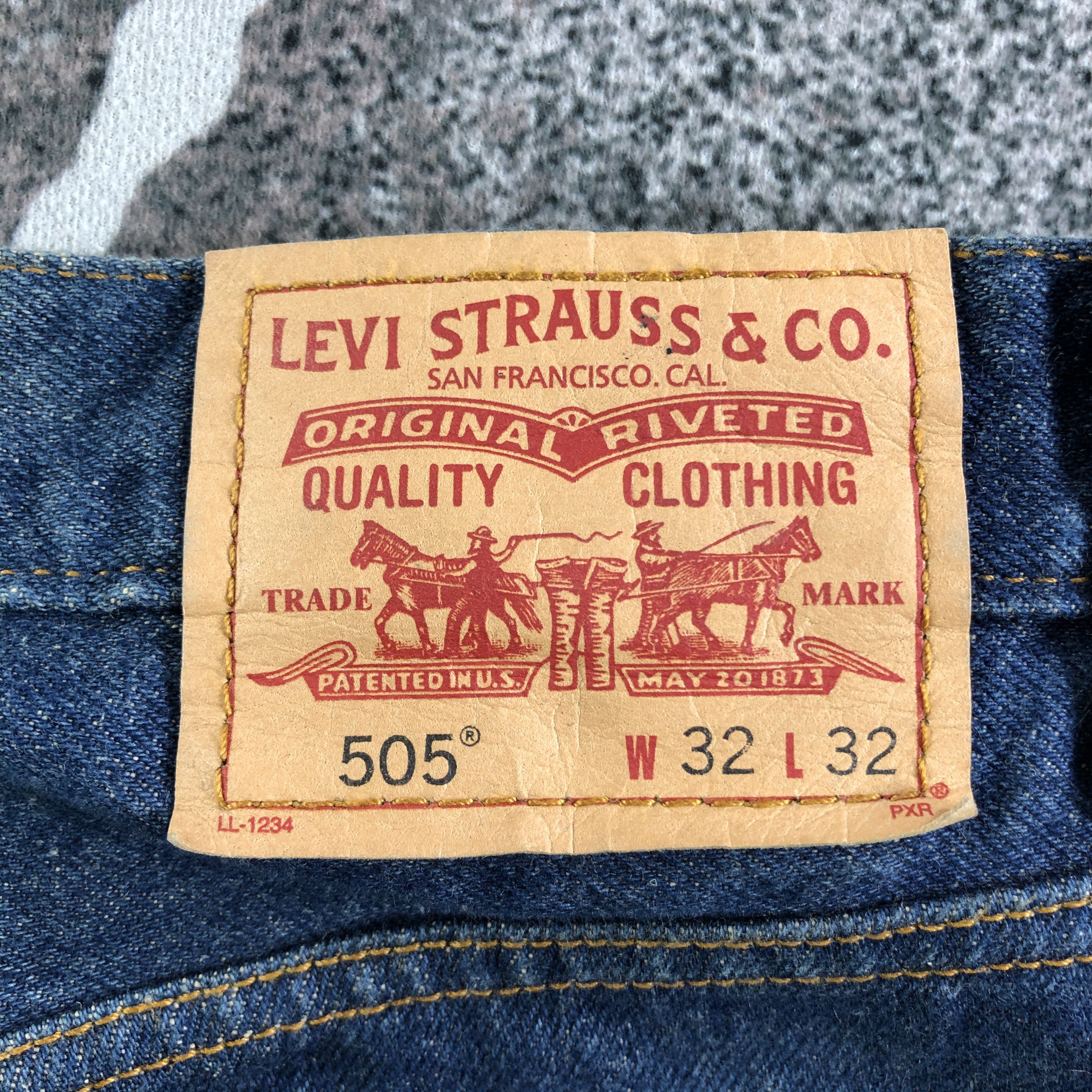Levi's Vintage Levis 505 Jeans Regular Fit Denim KJ3035 Size US 32 / EU 48 - 5 Thumbnail