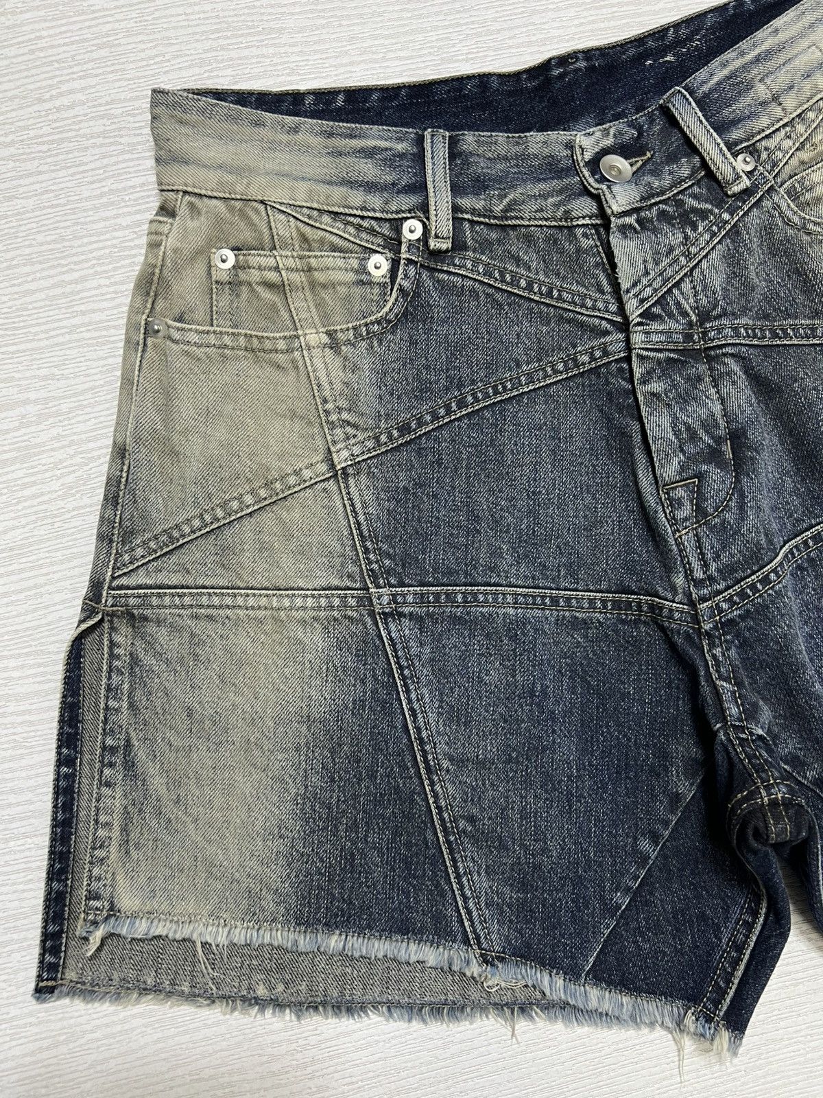 Rick Owens Rick Owens Drkshdw - Degrade Trucker Cut Offs Size US 30 / EU 46 - 6 Thumbnail