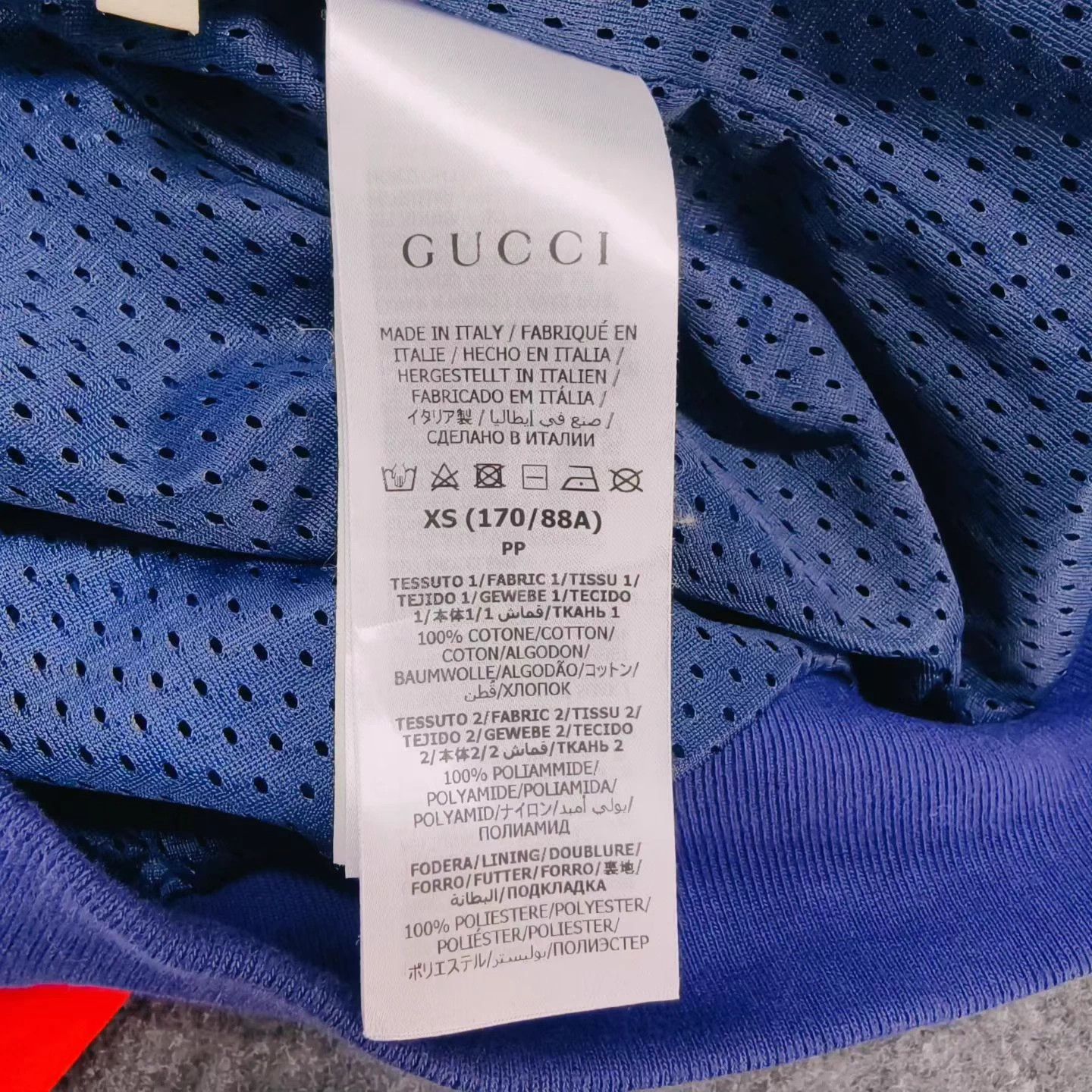 Gucci Gucci x The North Face red and blue color-blocked jacket Size US XS / EU 42 / 0 - 4 Thumbnail