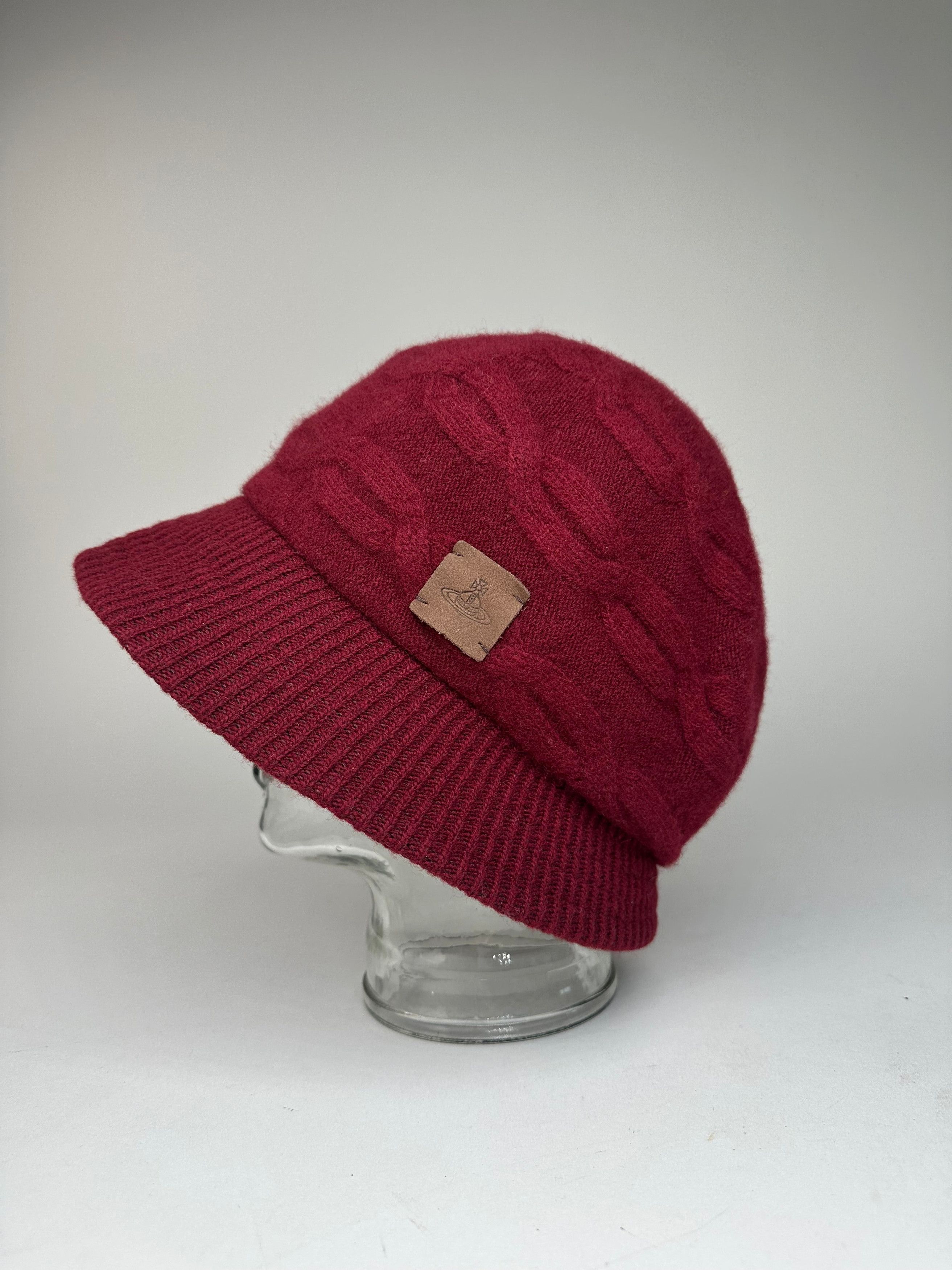 Vivienne Westwood Vintage Wool Hat Purple Size ONE SIZE - 1 Thumbnail