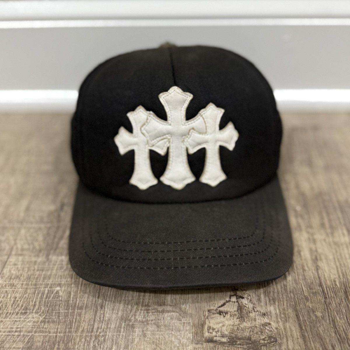 Chrome Hearts Chrome Hearts TRIPLE CROSS PATCH CASHMERE MASK