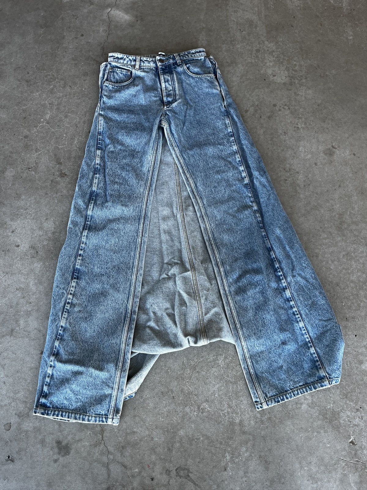 Jean Paul Gaultier Jean Paul Gaultier x Shayne Oliver Fishtail Jeans (unisex) Size US 30 / EU 46 - 20 Thumbnail