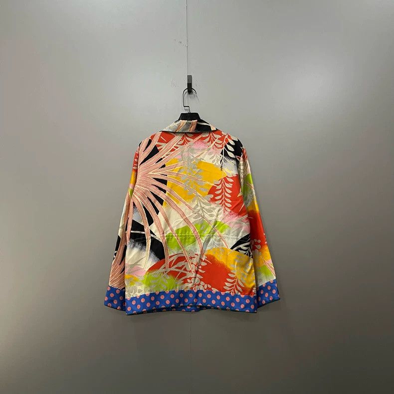 Gucci Gucci Size 36 Floral silk full-print shirt size 36 2502-Ne Size US S / EU 44-46 / 1 - 2 Thumbnail