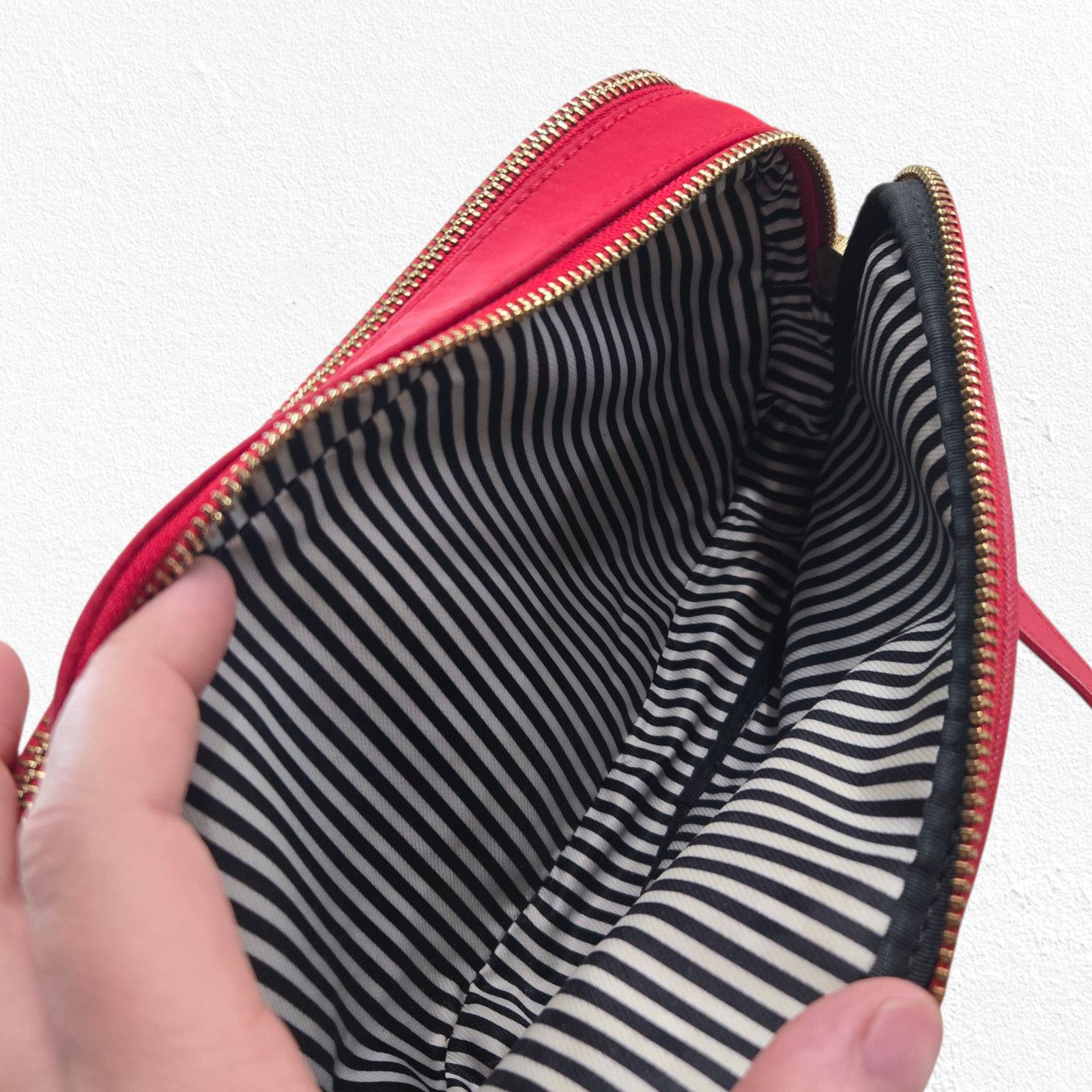 Kate Spade Red Nylon Crossbody Bag Purse Adjustable Strap Size ONE SIZE - 22 Thumbnail