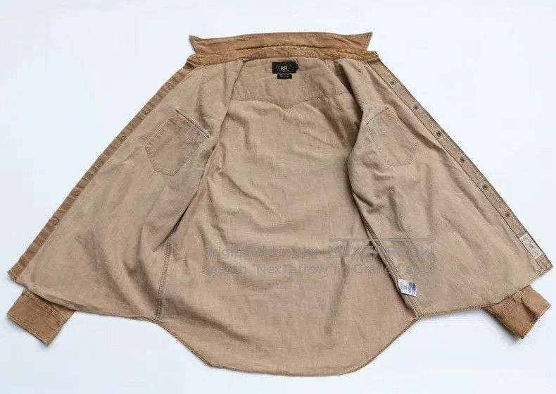 RRL Ralph Lauren RRL Ralph Lauren Vintage-style water-washed silver button Size US XL / EU 56 / 4 - 3 Thumbnail