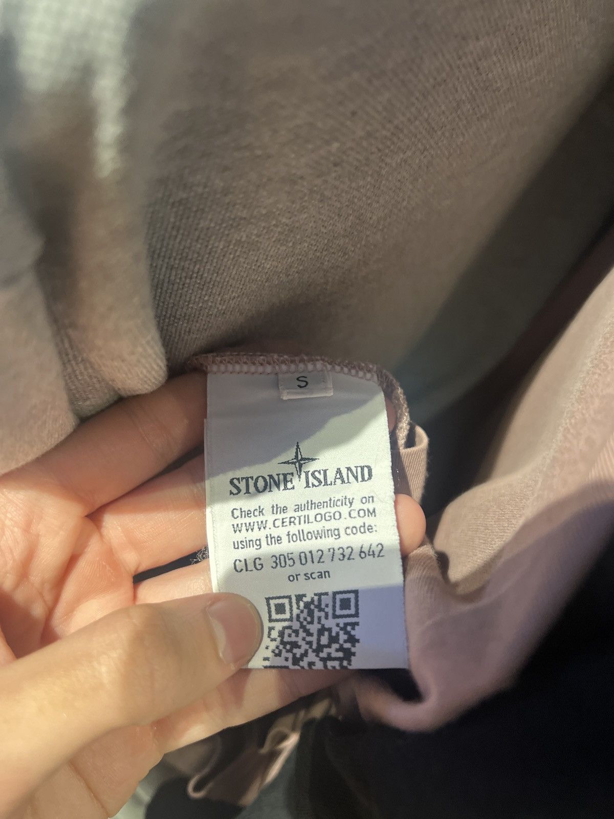 Stone Island Stone island AW18 dark pink tee Size US S / EU 44-46 / 1 - 5 Thumbnail