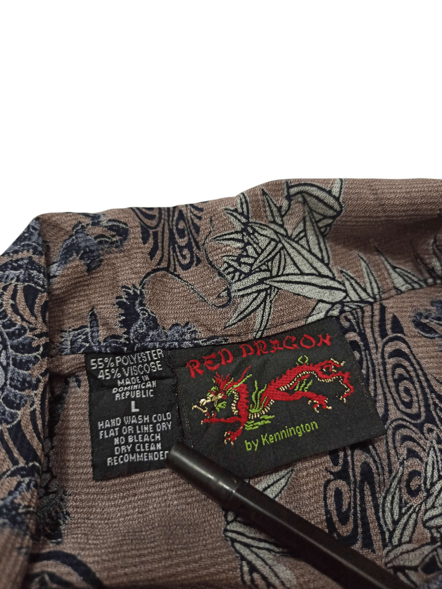 Kennington Ltd. Vintage Kennington Red Dragon Sukajan Print Hawaiian Shirt Size US L / EU 52-54 / 3 - 7 Thumbnail