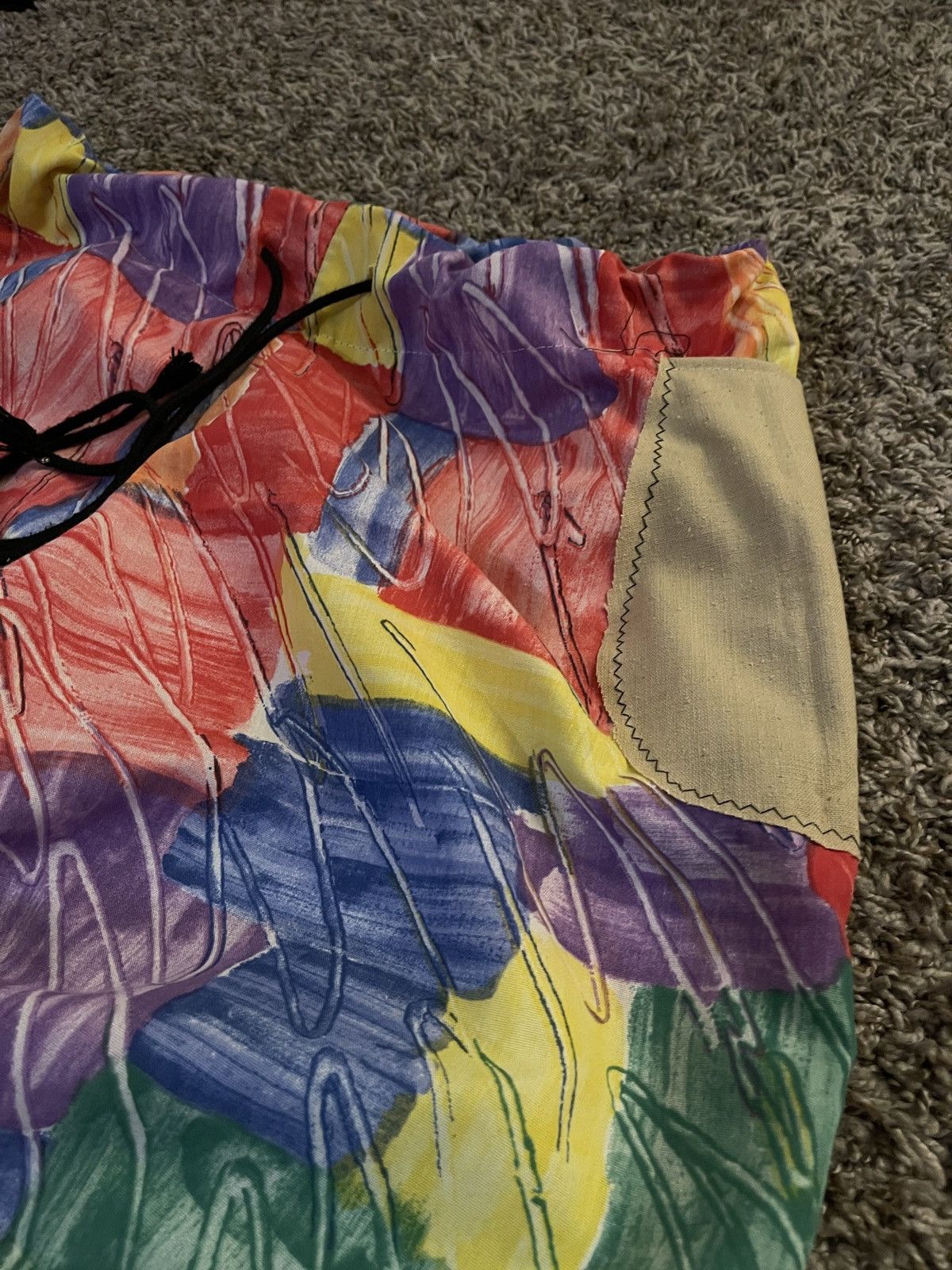 Handmade Painted Love Sweatpants Size US 34 / EU 50 - 7 Thumbnail