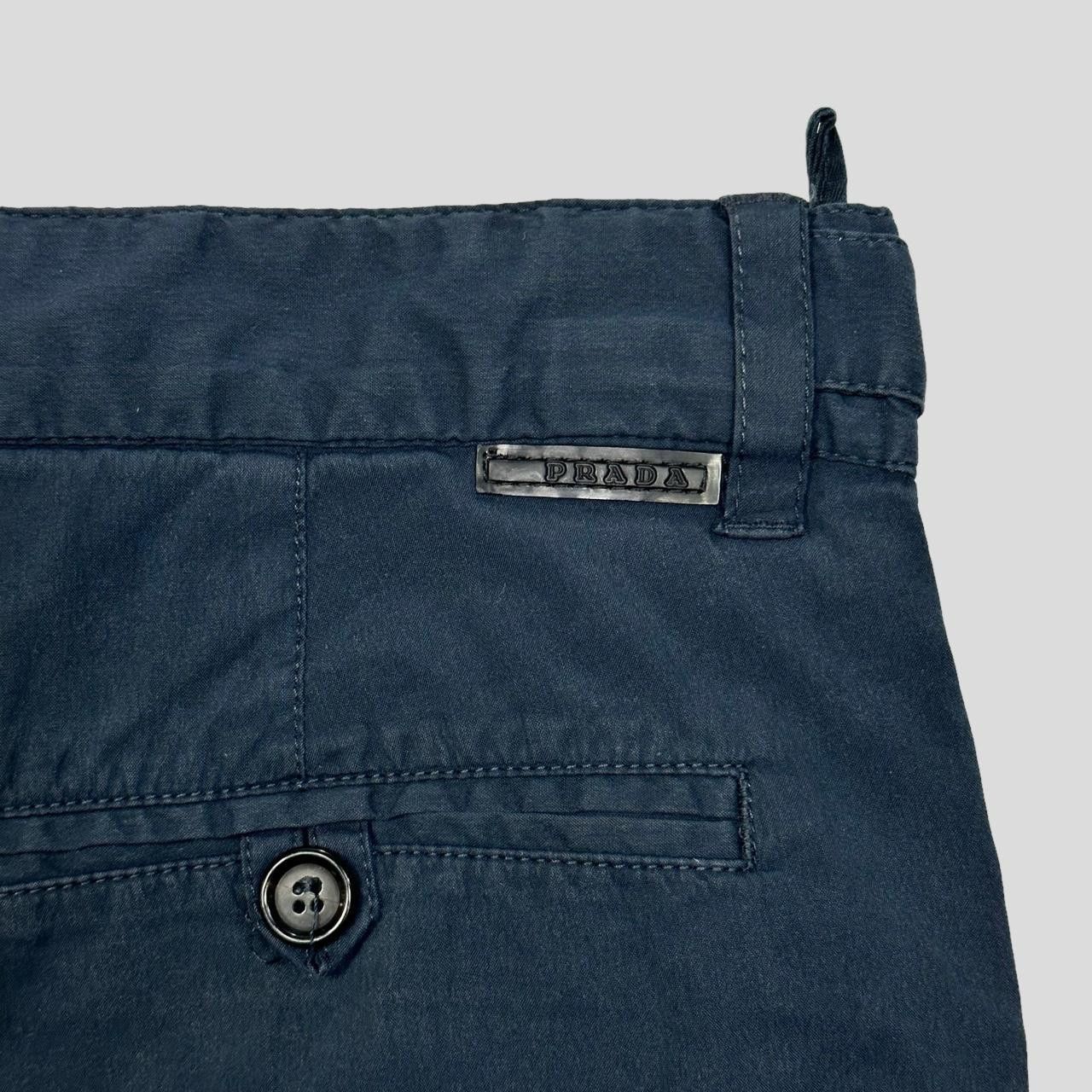 Prada Prada Sport 2010 Black Tab Baggy Cotton Shorts - IT52 Size US 36 / EU 52 - 2 Thumbnail