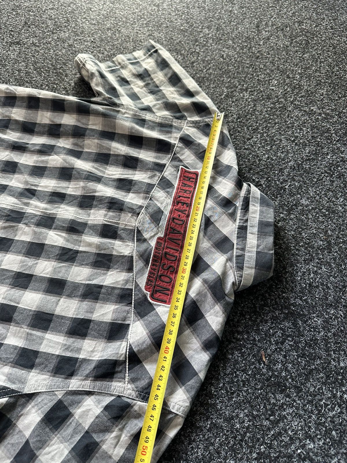 Harley Davidson × Vintage 🚨HARLEY DAVIDSON Vintage SHIRT BUTTON BIG LOGO 3D flannel Size US M / EU 48-50 / 2 - 11 Thumbnail
