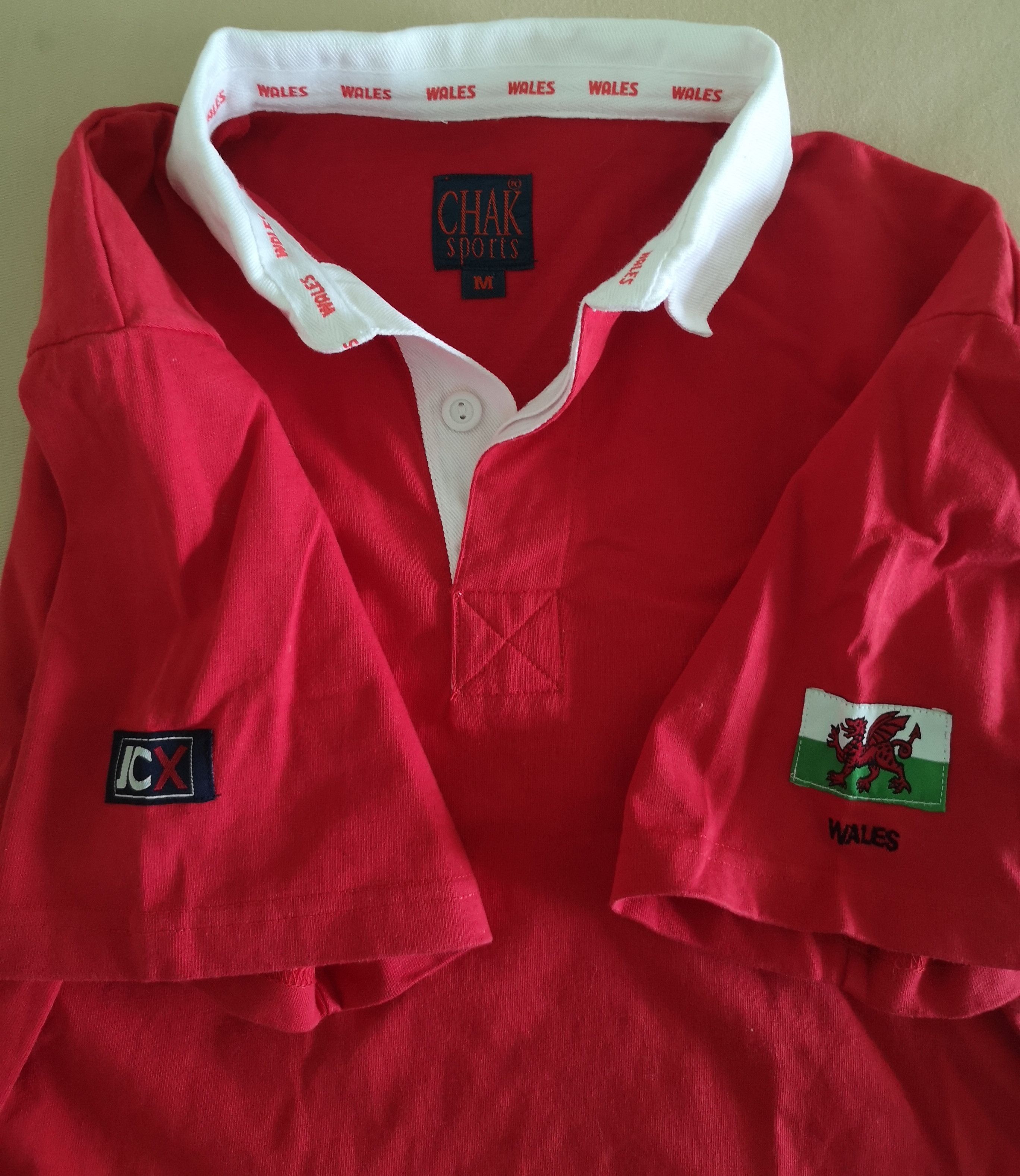 Other Shirt Wales WRU Chak Rugby Union Retro Vintage Size US M / EU 48-50 / 2 - 4 Thumbnail