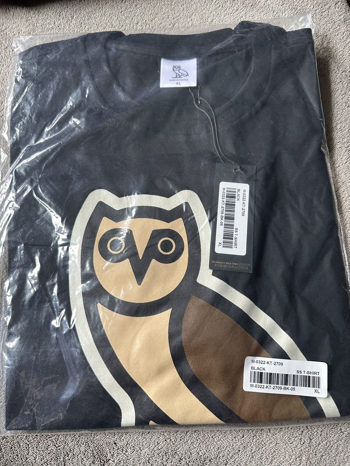 Drake × October's Very Own OVO T-SHIRT BUBBLE OWL OG - BRAND NEW with tags Size US XL / EU 56 / 4 - 1 Thumbnail