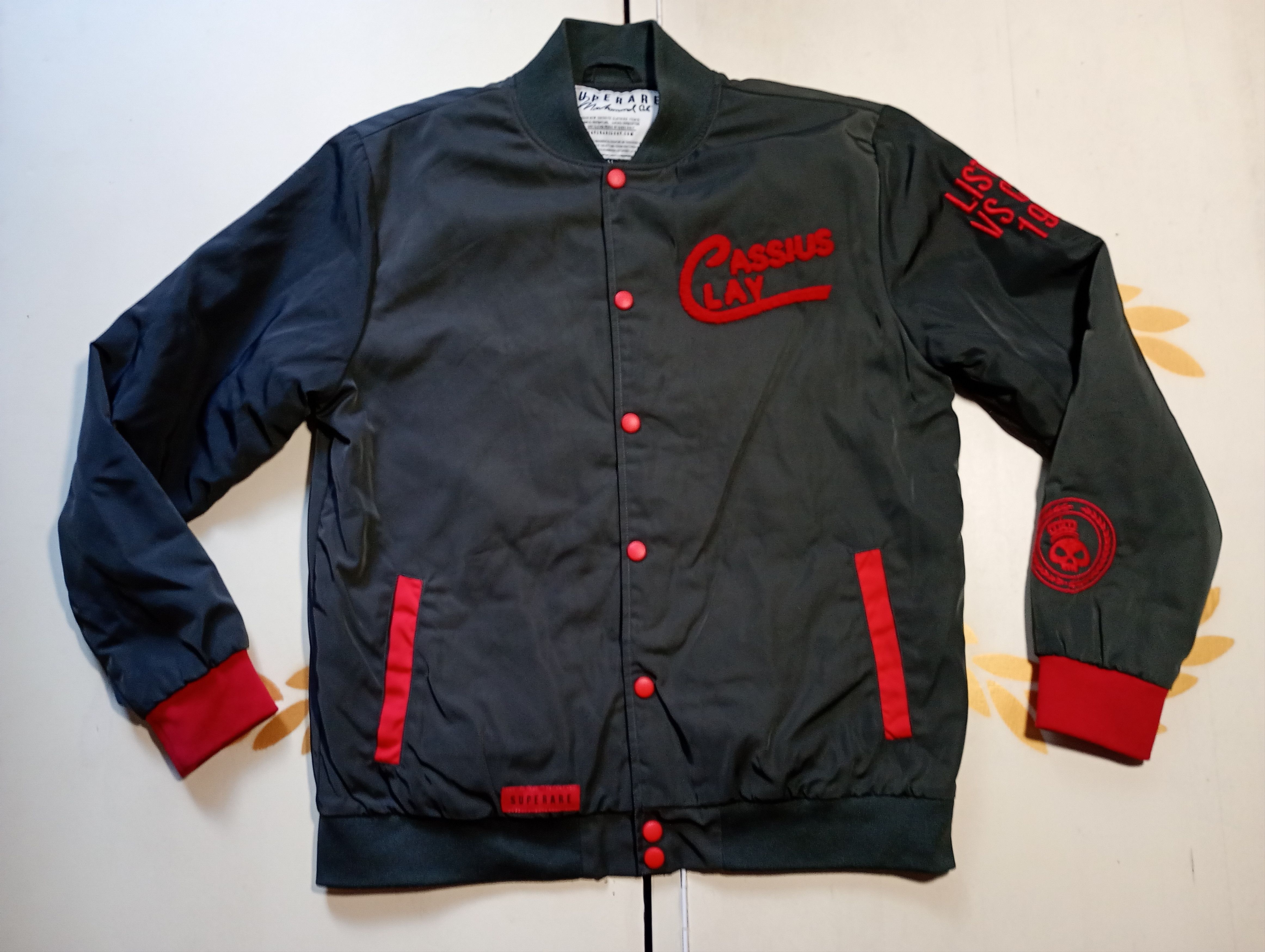 Vintage Superare x Muhammad Ali Cassius Clay Bomber Jacket Size US M / EU 48-50 / 2 - 2 Thumbnail