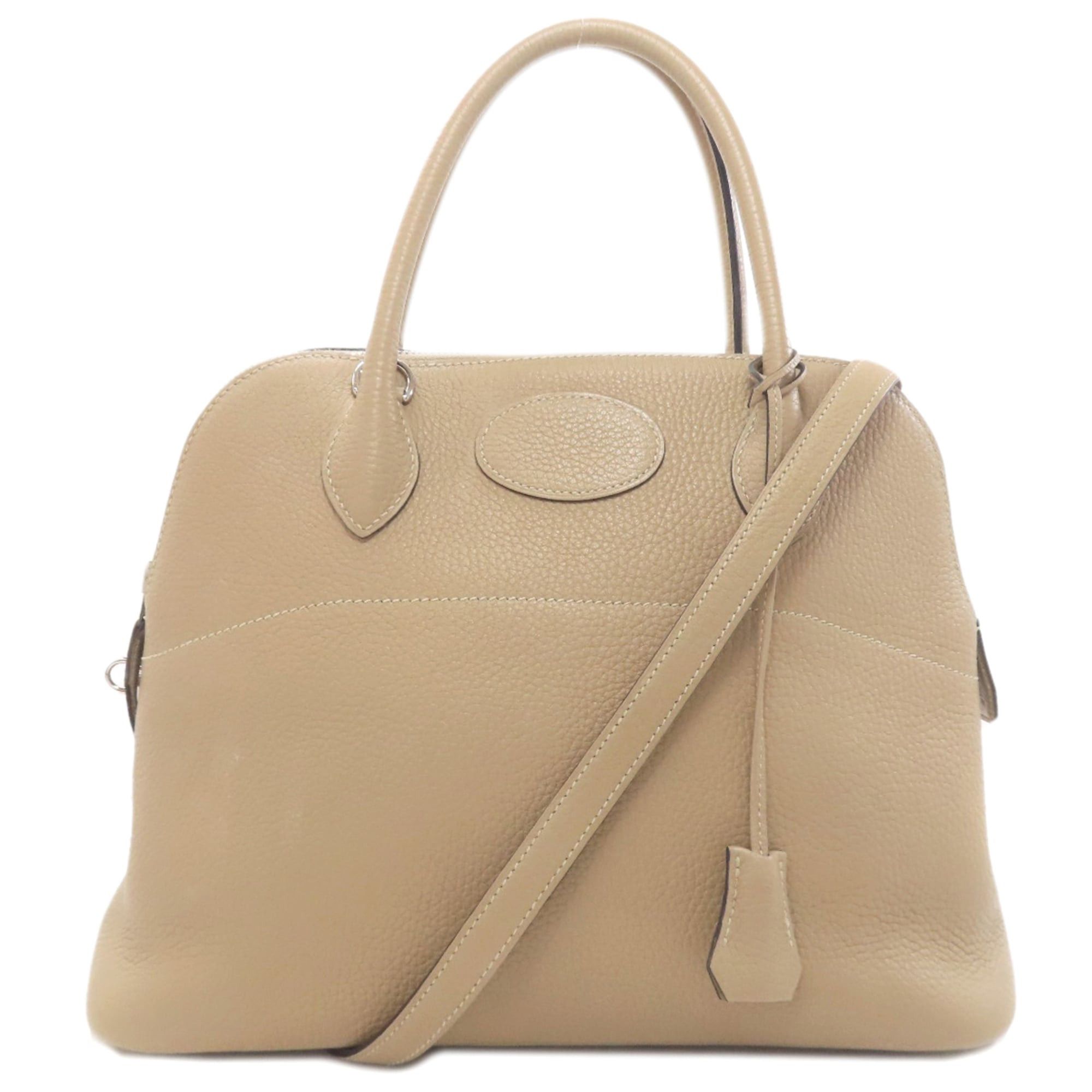 Hermes Hermès Bolide 31 Trench Handbag with Silver Hardware, Taurillon, Women's, HERMES Size ONE SIZE - 1 Thumbnail