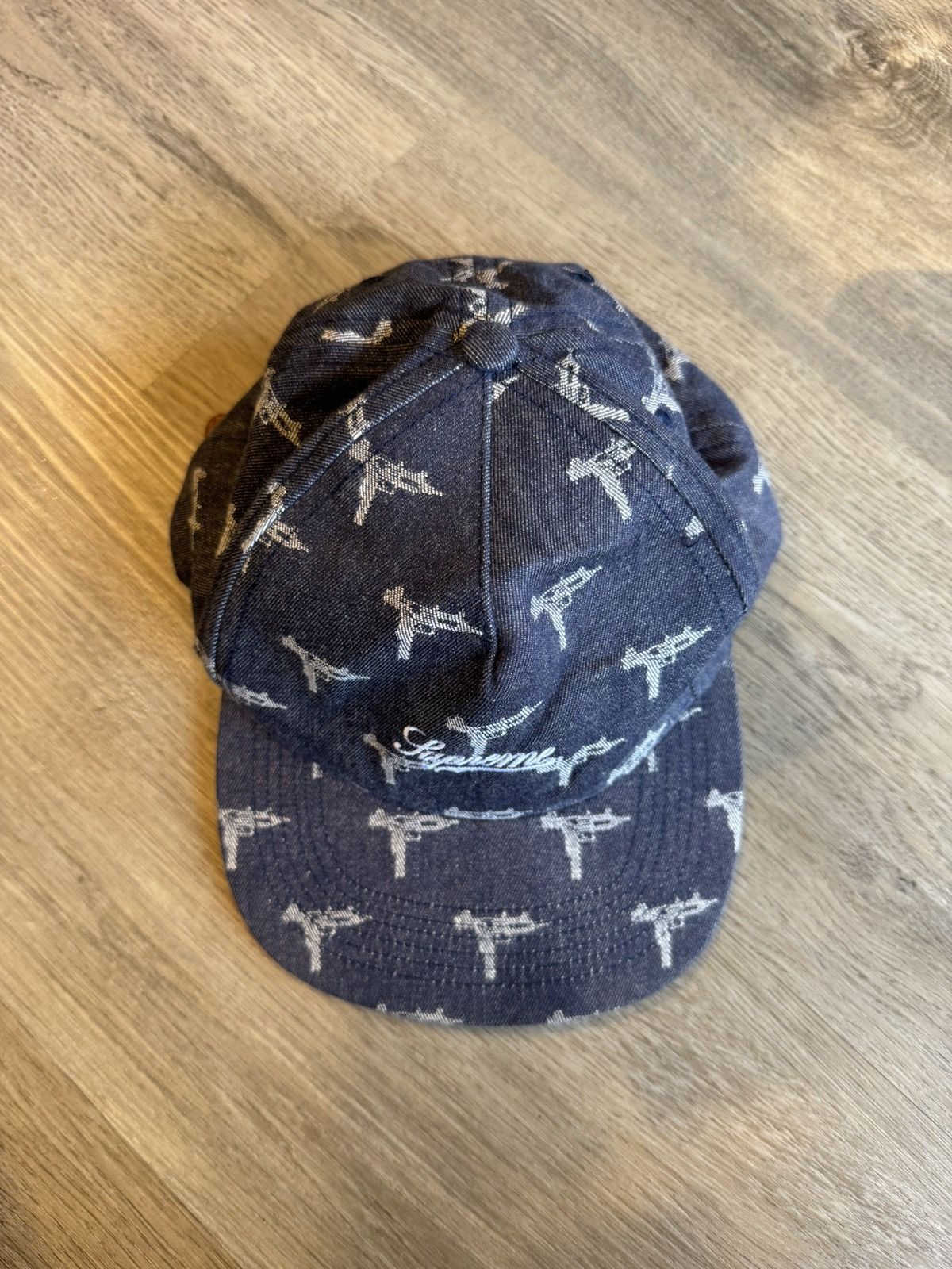 Supreme SUPREME DENIM JACQUARD UZI 5 FANEL CAP Size ONE SIZE - 3 Thumbnail