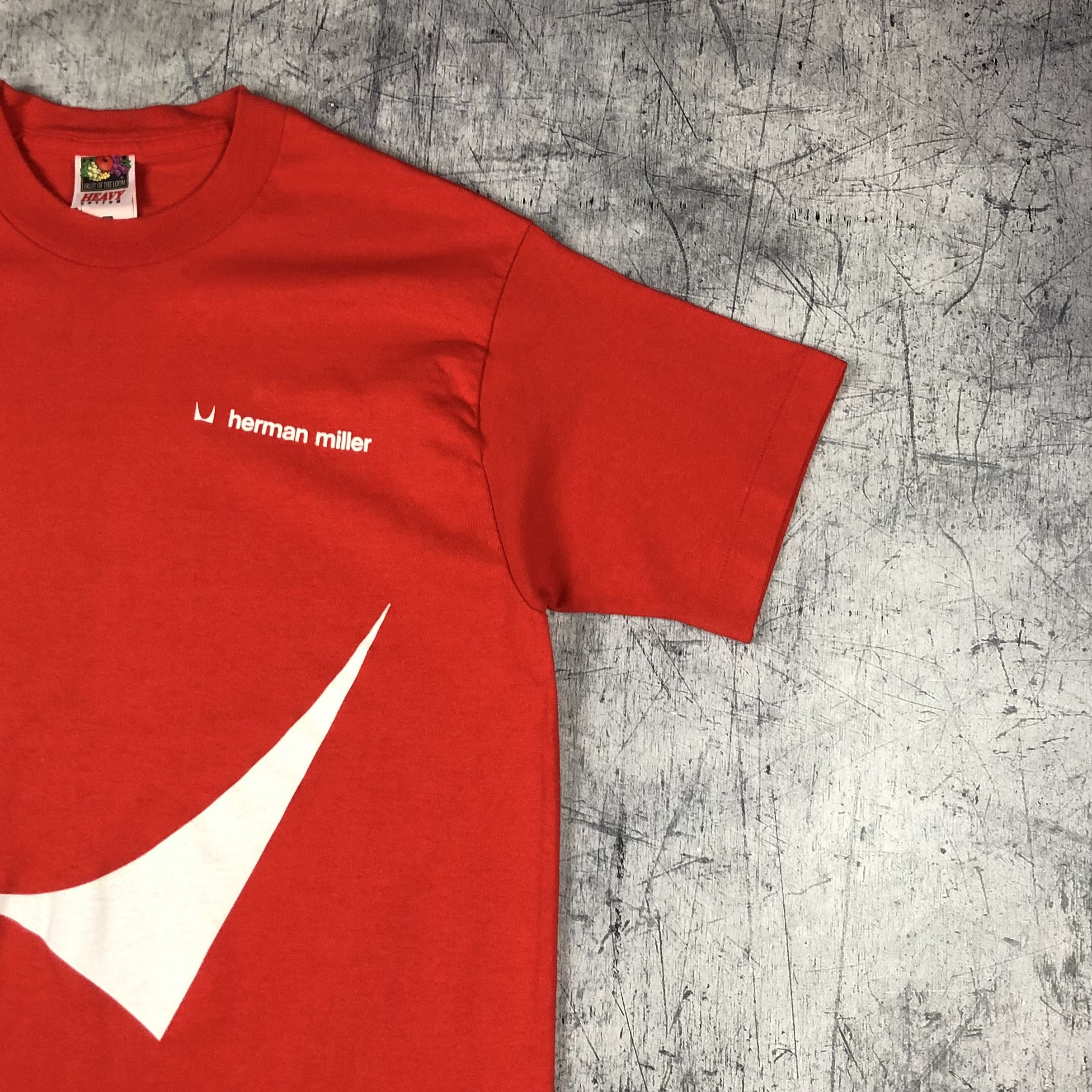 Vintage 90s Herman Miller USA Single Stitch Tee Size US M / EU 48-50 / 2 - 9 Thumbnail
