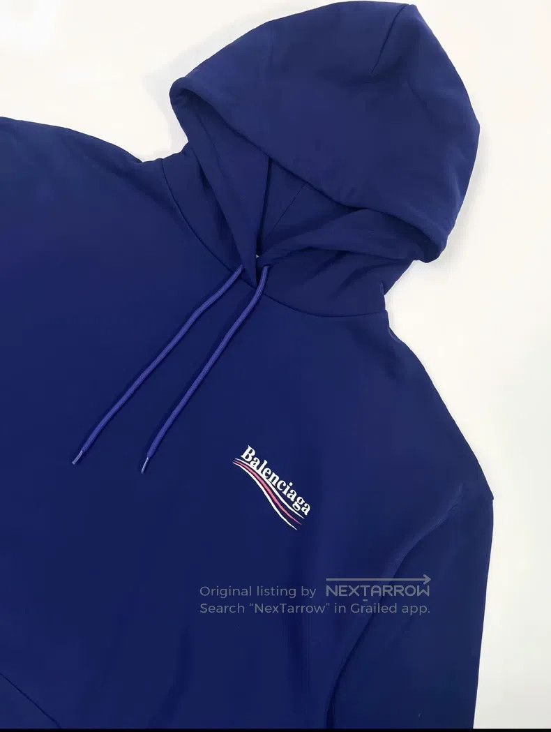 Balenciaga Balenciaga Coca-Cola embroidered hoodie classic blue Size US S / EU 44-46 / 1 - 4 Thumbnail