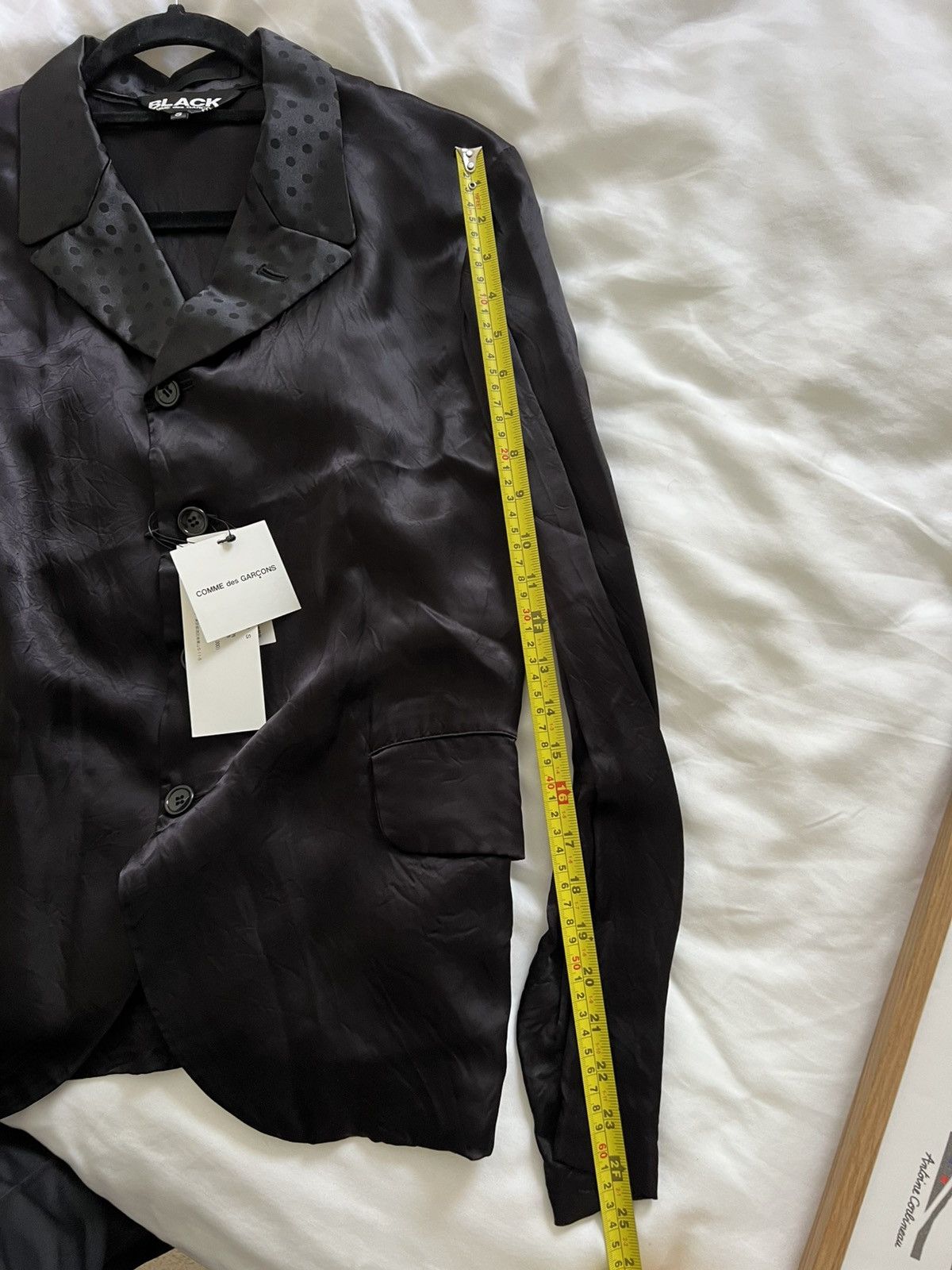 Comme des Garcons Black Comme Des Garcons Silk Blazer Size S / US 4 / IT 40 - 7 Thumbnail