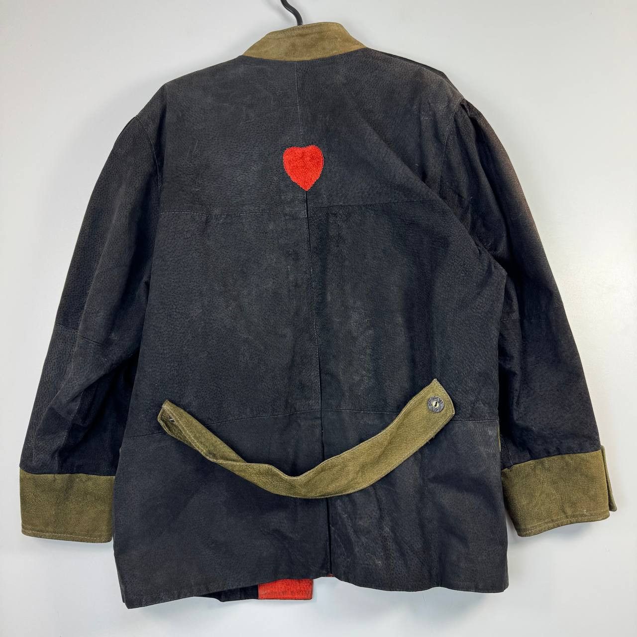 Other Vintage Vera Pelle Suede Leather Patchwork Made in Italy 42 Size US M / EU 48-50 / 2 - 6 Thumbnail