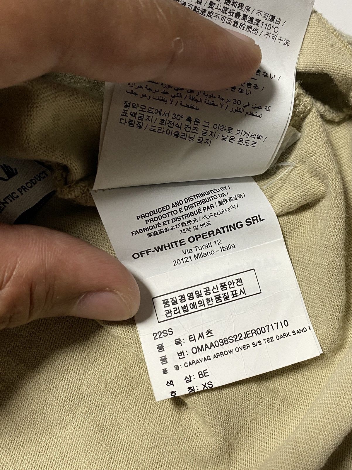 Off-White Off-White SS22 Caravaggio Arrow Skate T-Shirt Size US M / EU 48-50 / 2 - 17 Thumbnail